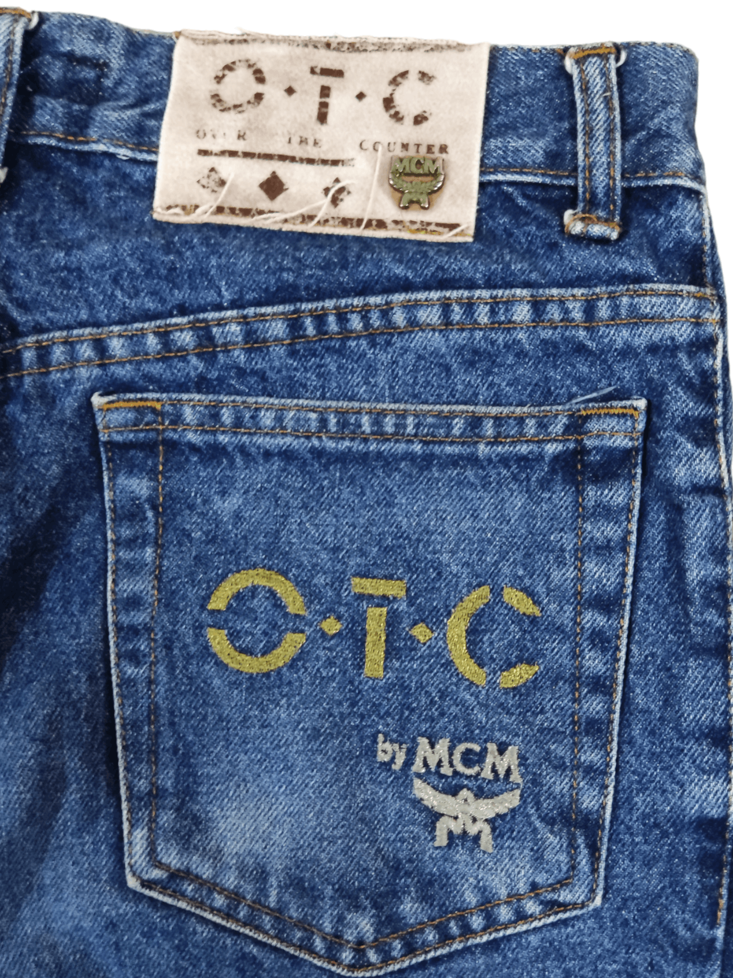 MCM Vintage MCM Otc Blue Denim Jeans Size US 31 - 5 Thumbnail