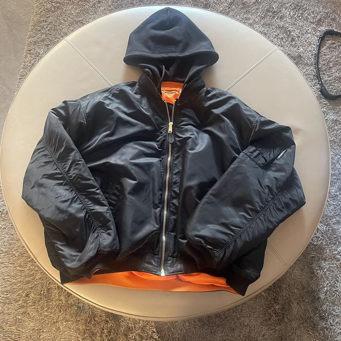 Very Rare Vetements X alpha industries reversible bomber jacket