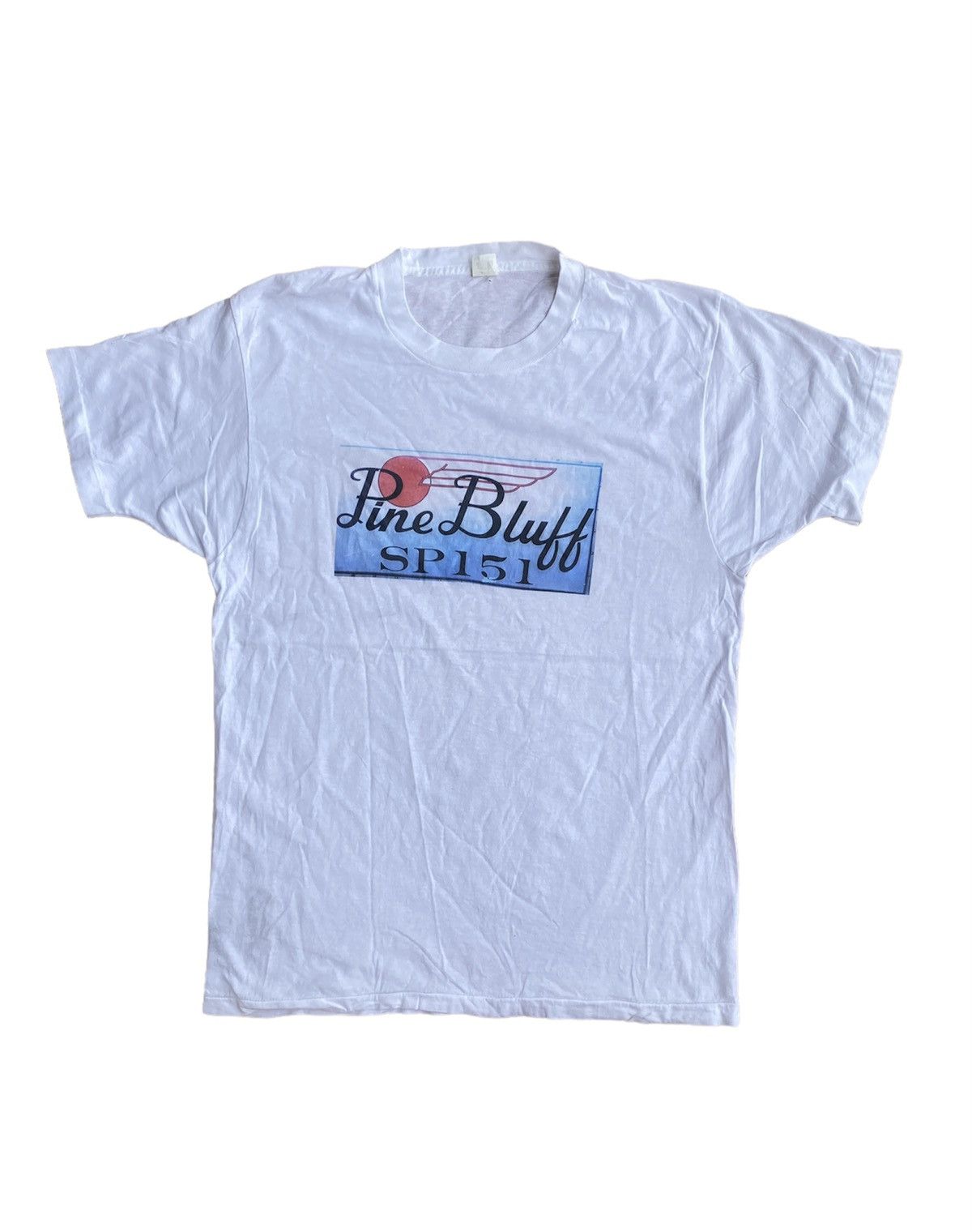 Fruit Of The Loom × Vintage Vintage Pine Bluff SP 151 flight Advertisement xl fit size M Size US M / EU 48-50 / 2 - 1 Thumbnail