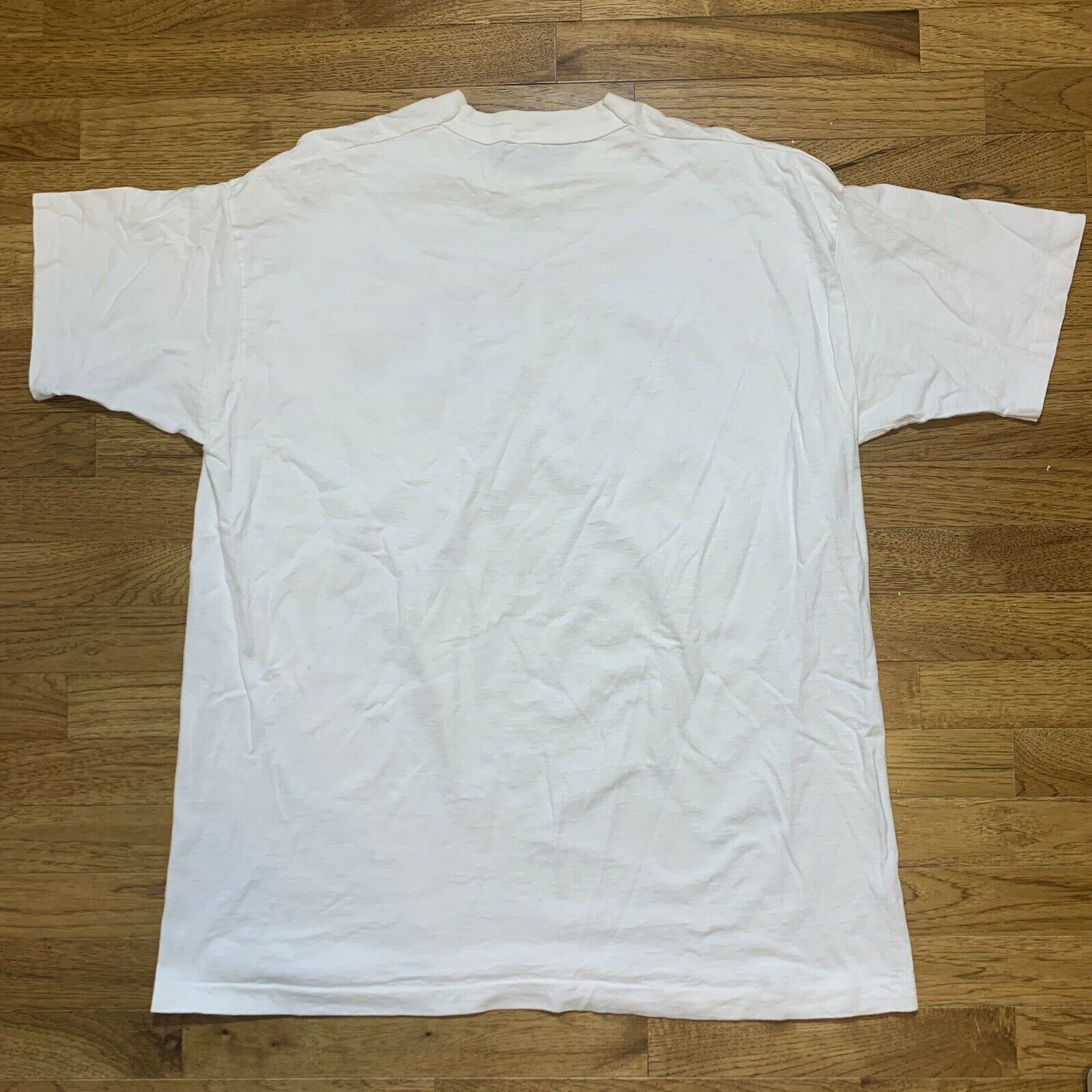 Fruit Of The Loom × Vintage Vintage 90s Freshmen MBA Track USA 1996 White T-Shirt XL/L Size US L / EU 52-54 / 3 - 6 Thumbnail