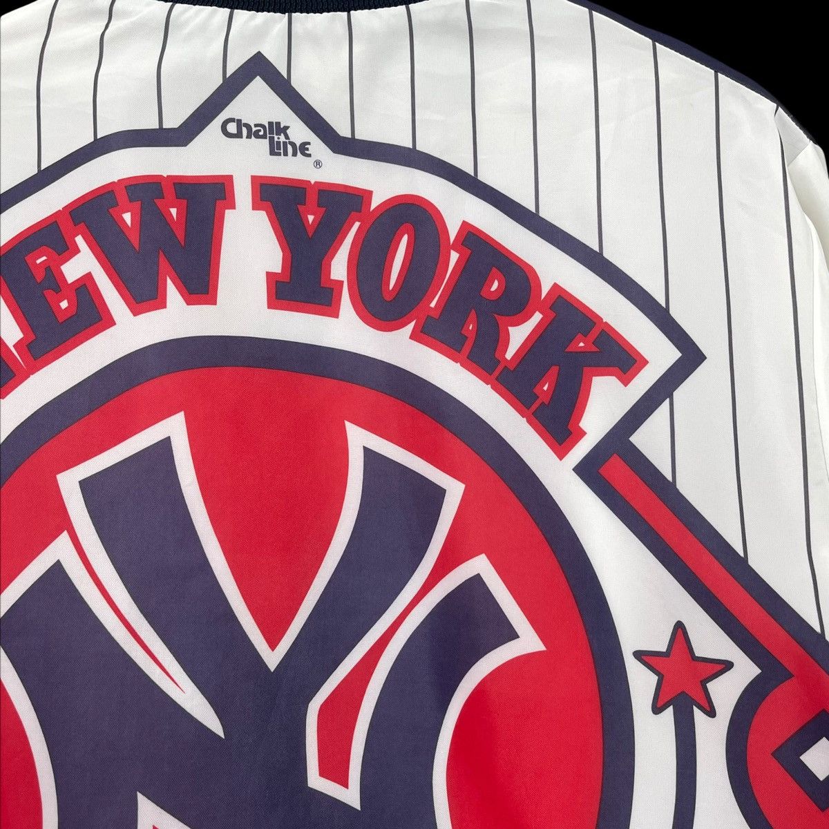 MLB 90s MLB New York Yankees Big Logo Light Jacket Size M Size US M / EU 48-50 / 2 - 8 Thumbnail