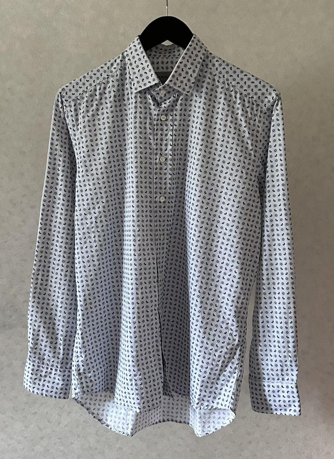 Etro Men’s Shirt Long Sleeve Button Size:40 Made In Italy