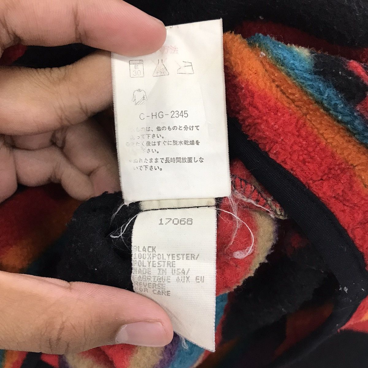 Woolrich Woolen Mills *Rare!! Woolrich Multicolor Fleece pendelaton Size US S / EU 44-46 / 1 - 11 Thumbnail