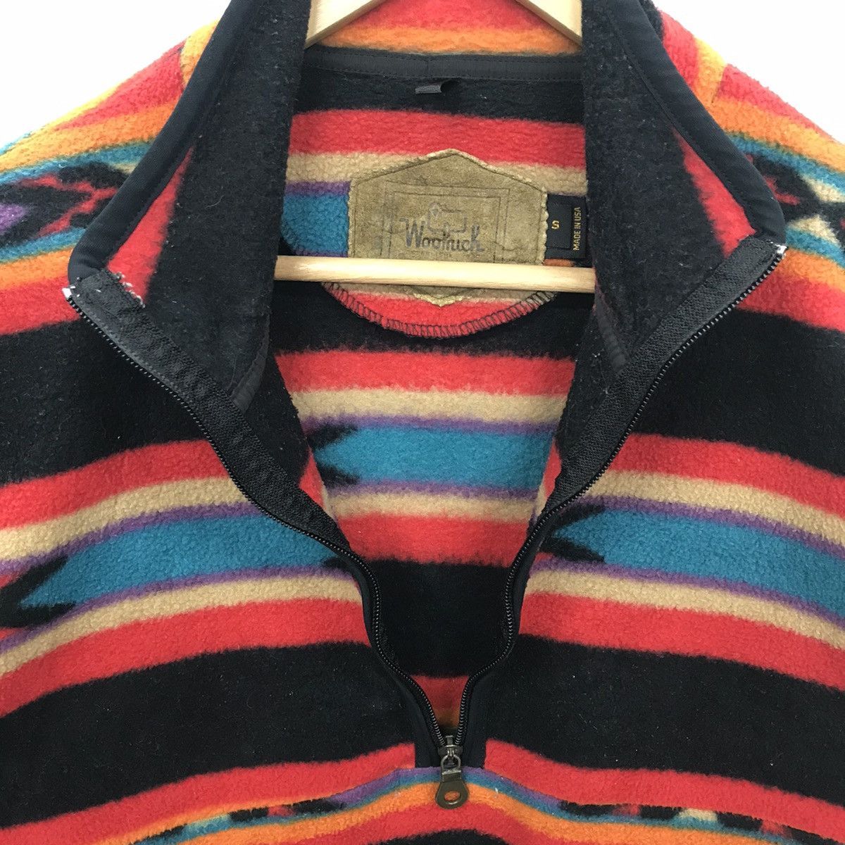 Woolrich Woolen Mills *Rare!! Woolrich Multicolor Fleece pendelaton Size US S / EU 44-46 / 1 - 3 Thumbnail