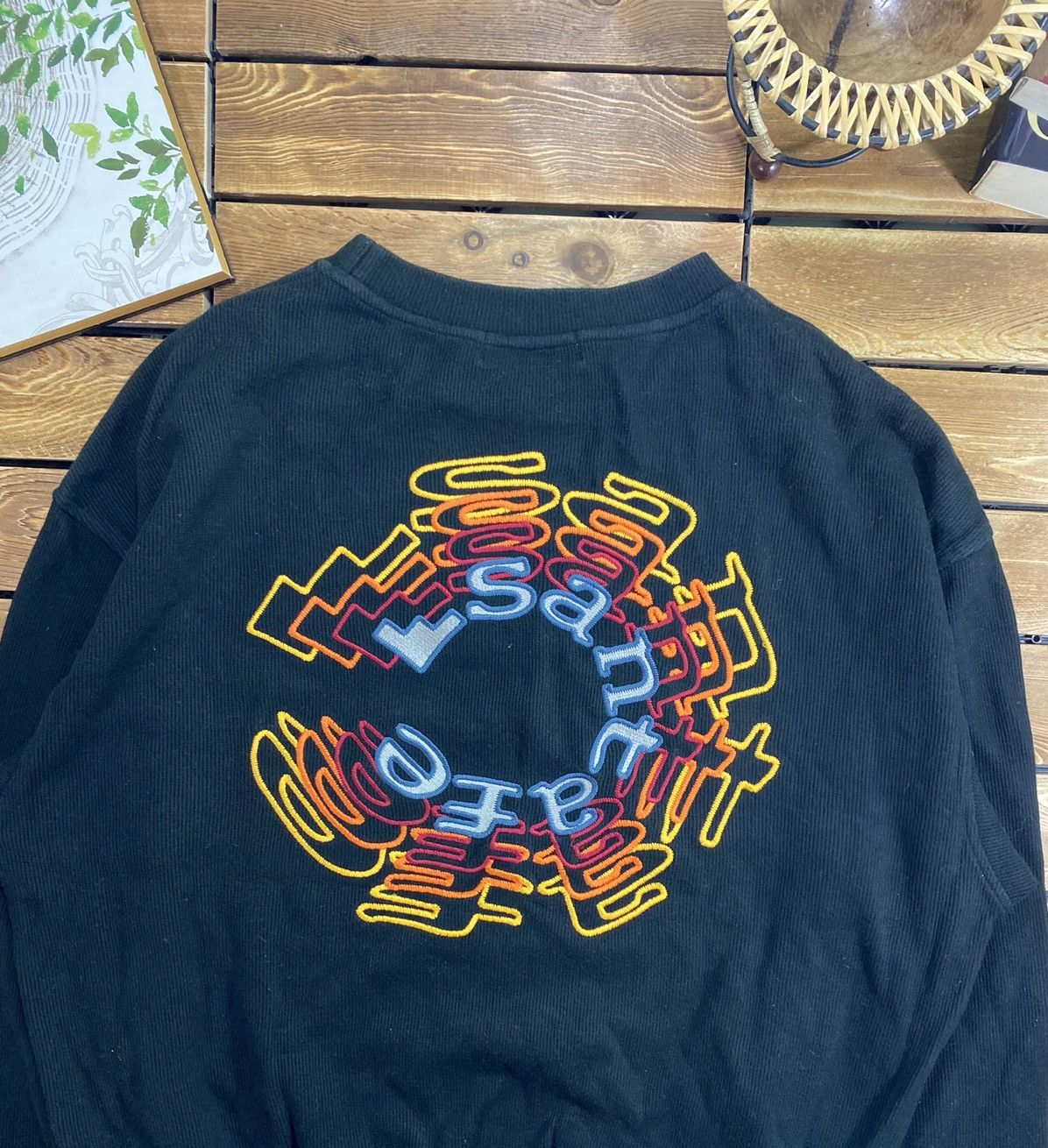 Japanese Brand × Vintage Vintage Santafe Sweatshirt Big Logo On Back Size L Size US L / EU 52-54 / 3 - 10 Thumbnail