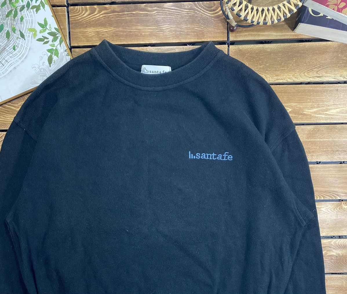 Japanese Brand × Vintage Vintage Santafe Sweatshirt Big Logo On Back Size L Size US L / EU 52-54 / 3 - 7 Thumbnail