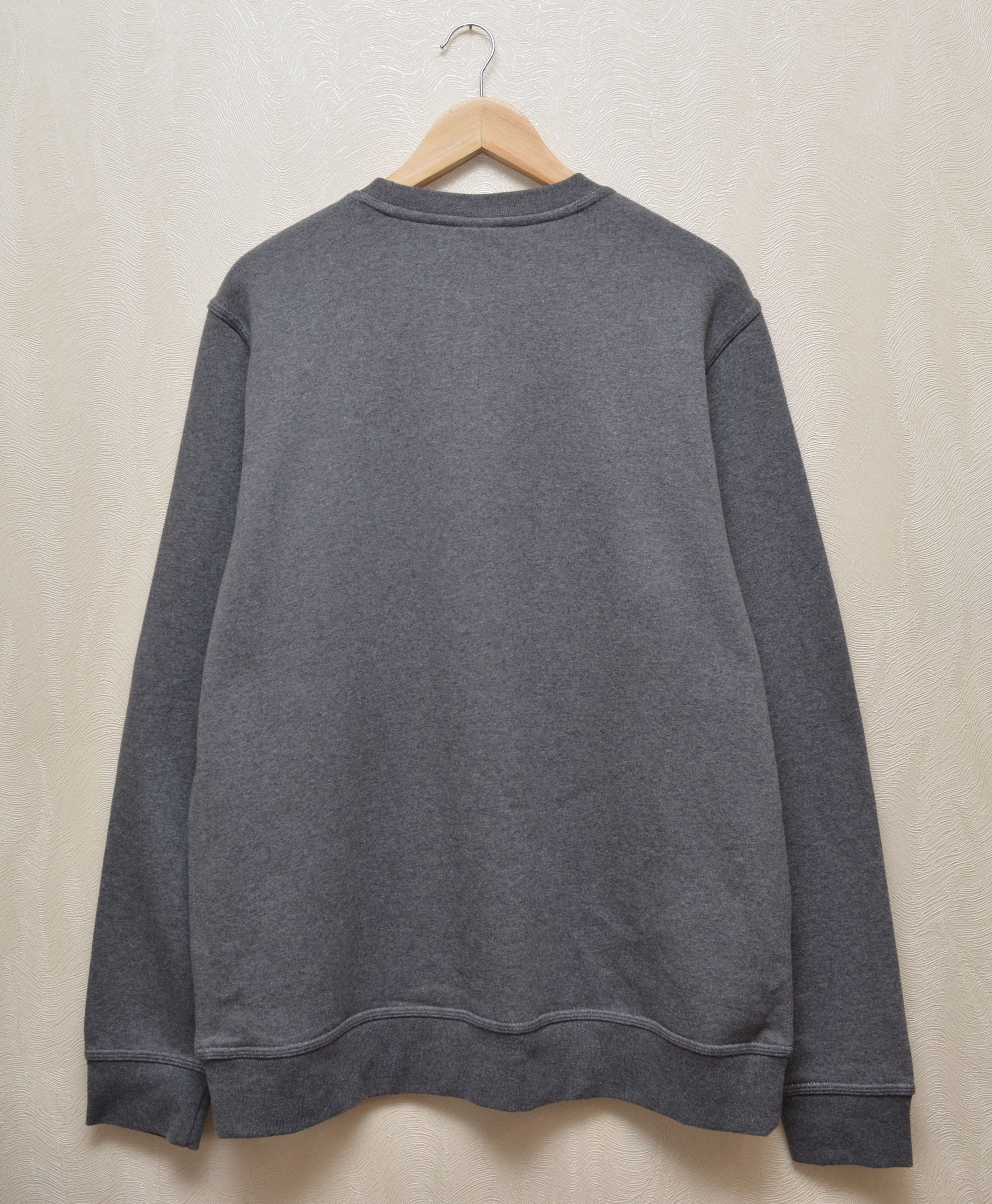 Nike × Vintage Nike Embroided Logo Sweatshirt Grey Size XL Size US XL / EU 56 / 4 - 5 Thumbnail