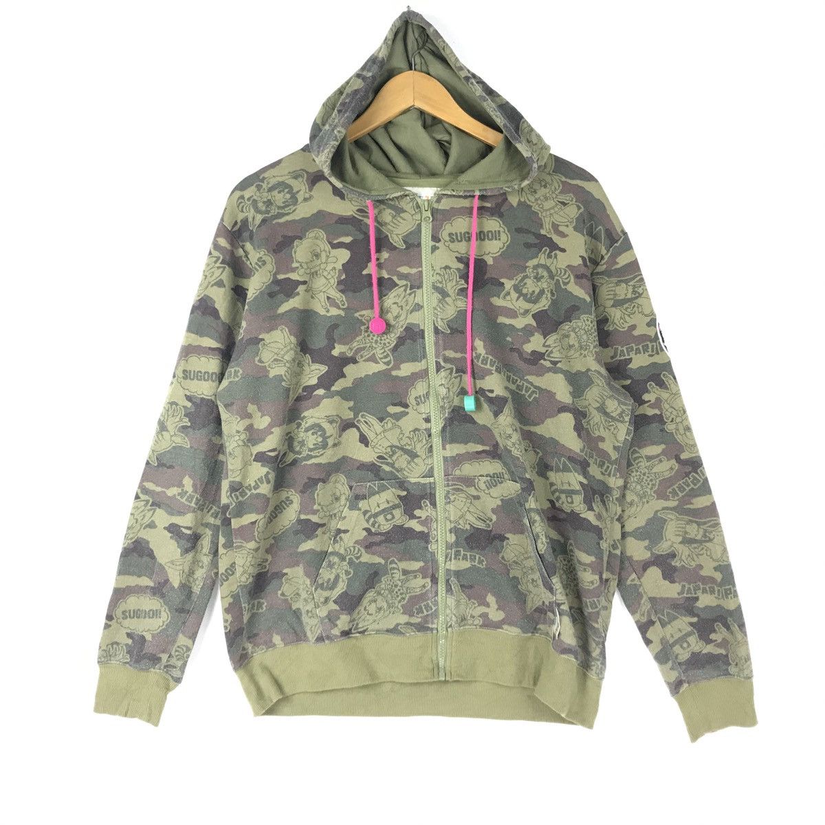 Japanese Brand × Vintage Vintage Japan Park Camo Fullprint Big logo spell out Size US L / EU 52-54 / 3 - 1 Thumbnail
