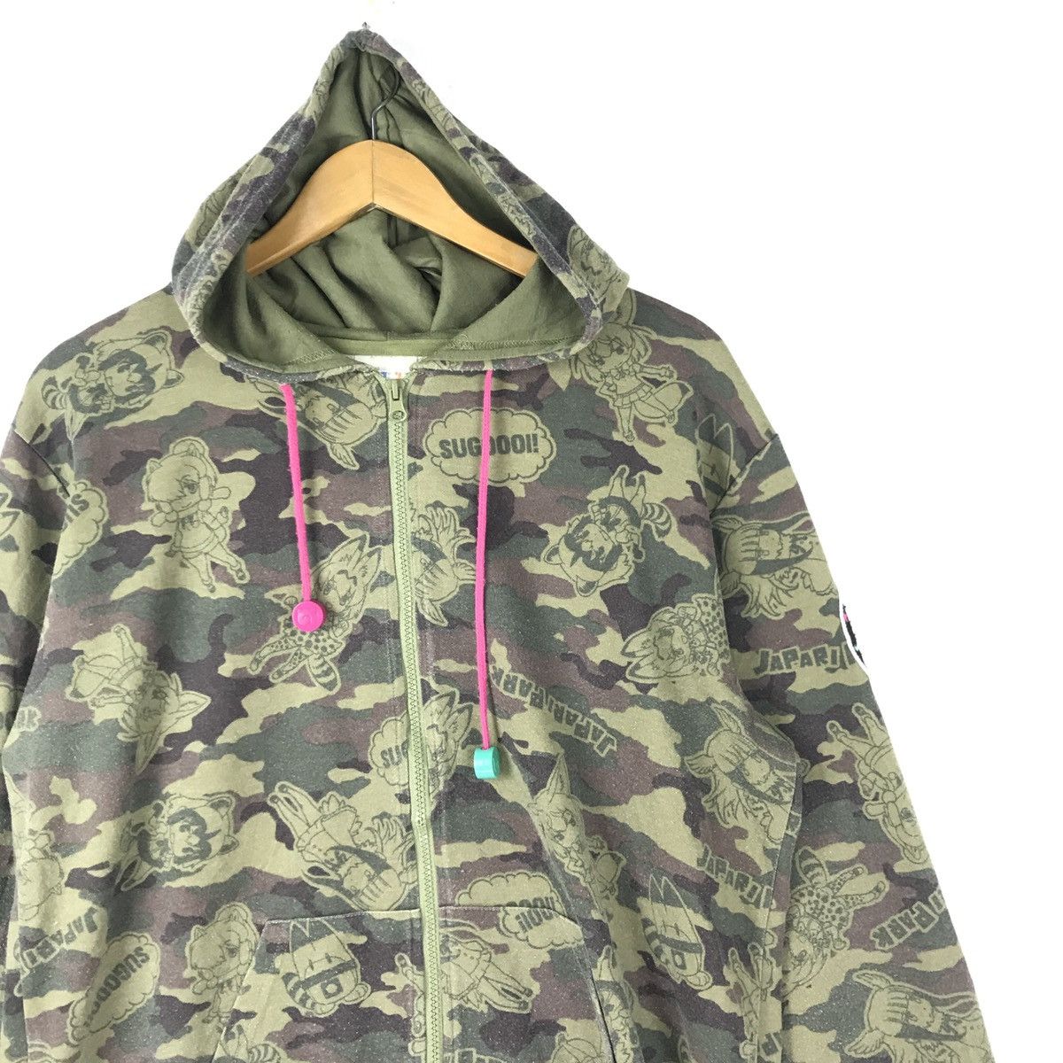Japanese Brand × Vintage Vintage Japan Park Camo Fullprint Big logo spell out Size US L / EU 52-54 / 3 - 2 Thumbnail