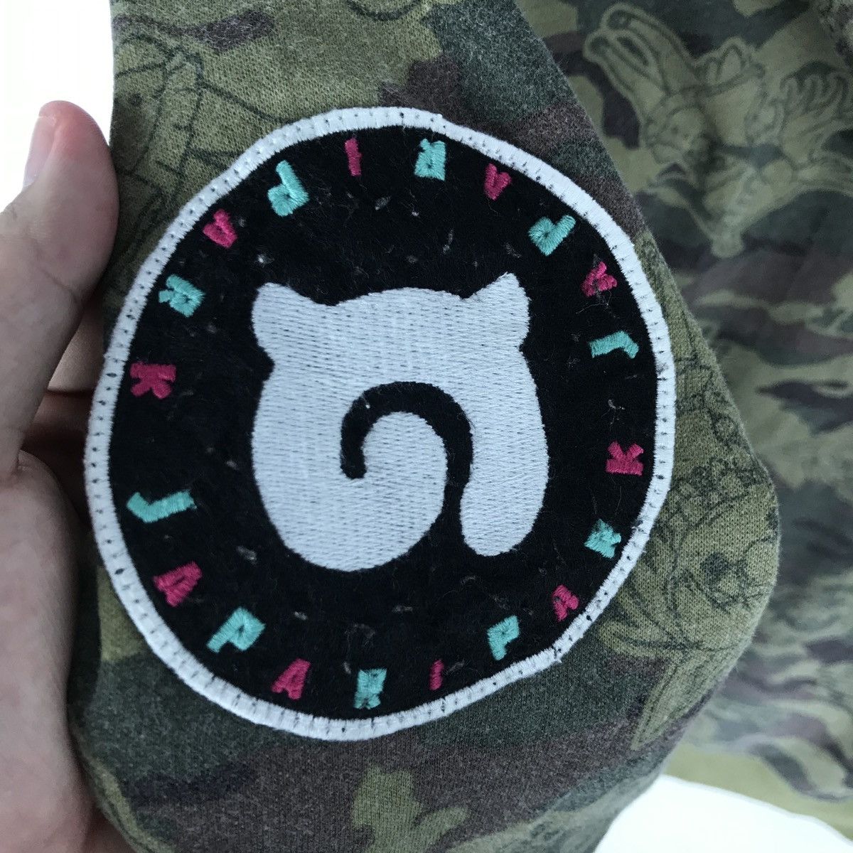 Japanese Brand × Vintage Vintage Japan Park Camo Fullprint Big logo spell out Size US L / EU 52-54 / 3 - 7 Thumbnail