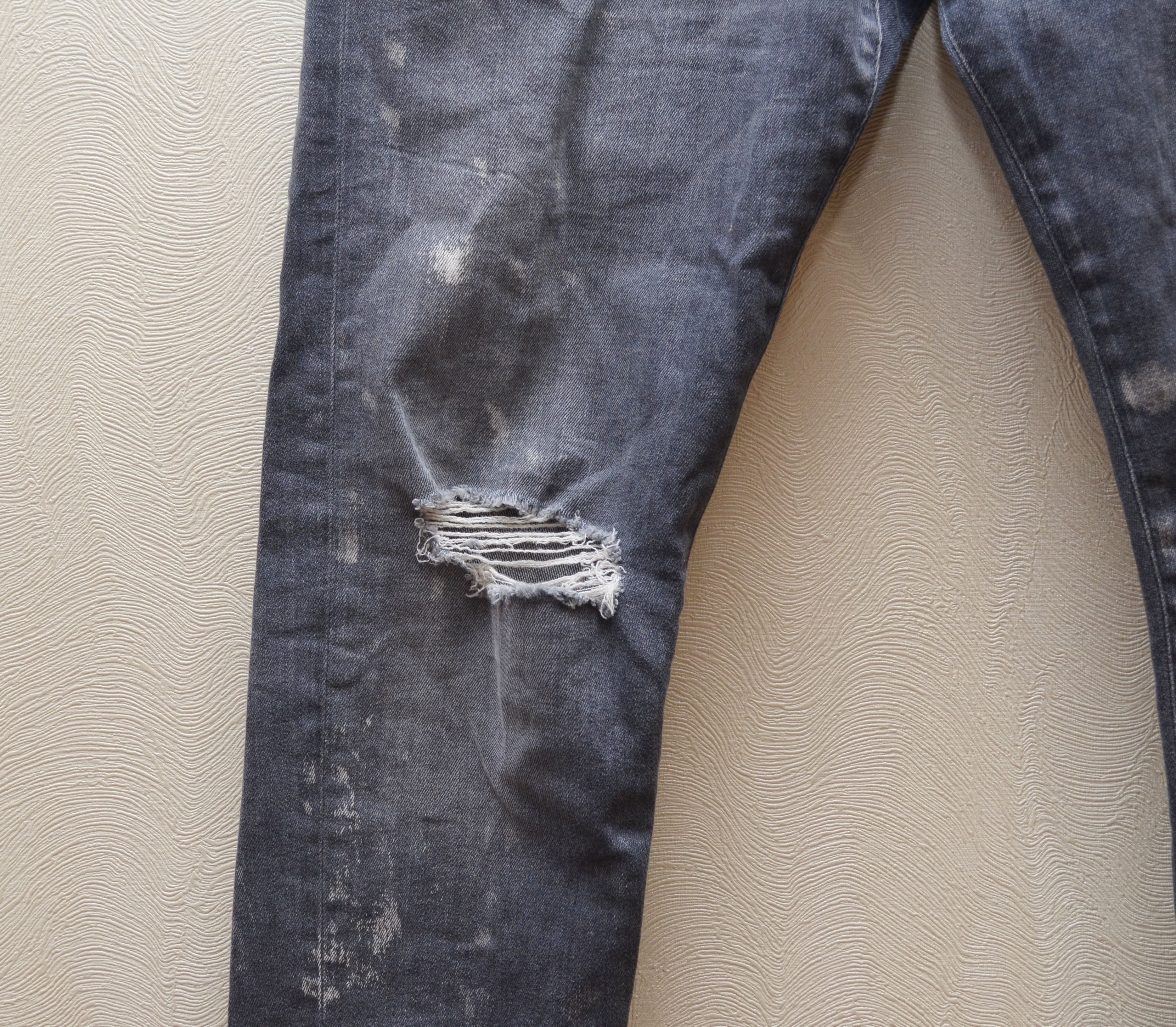 Designer × Represent Clo. Represent Destroyer Denim Grey Stone Jeans Size 32 Size US 32 / EU 48 - 6 Thumbnail