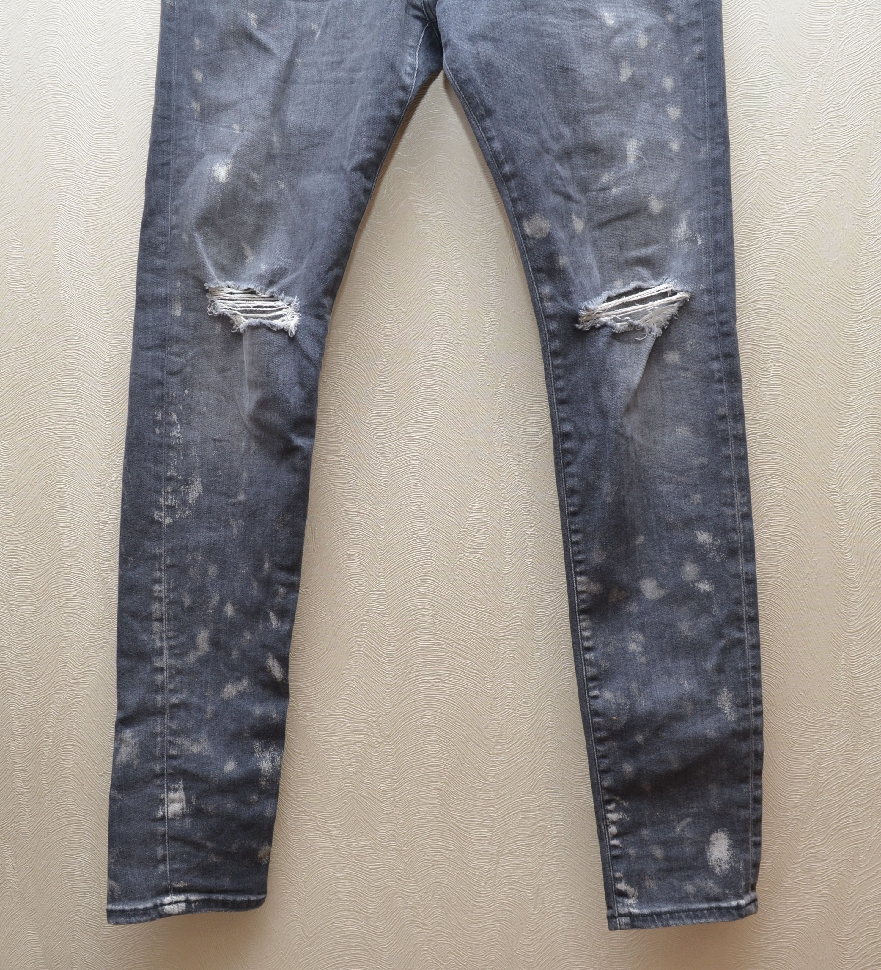 Designer × Represent Clo. Represent Destroyer Denim Grey Stone Jeans Size 32 Size US 32 / EU 48 - 5 Thumbnail