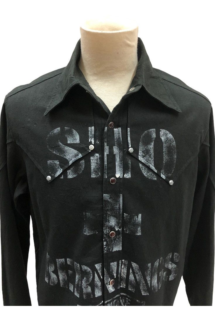 Japanese Brand Berning Sho Longsleeve Shirt