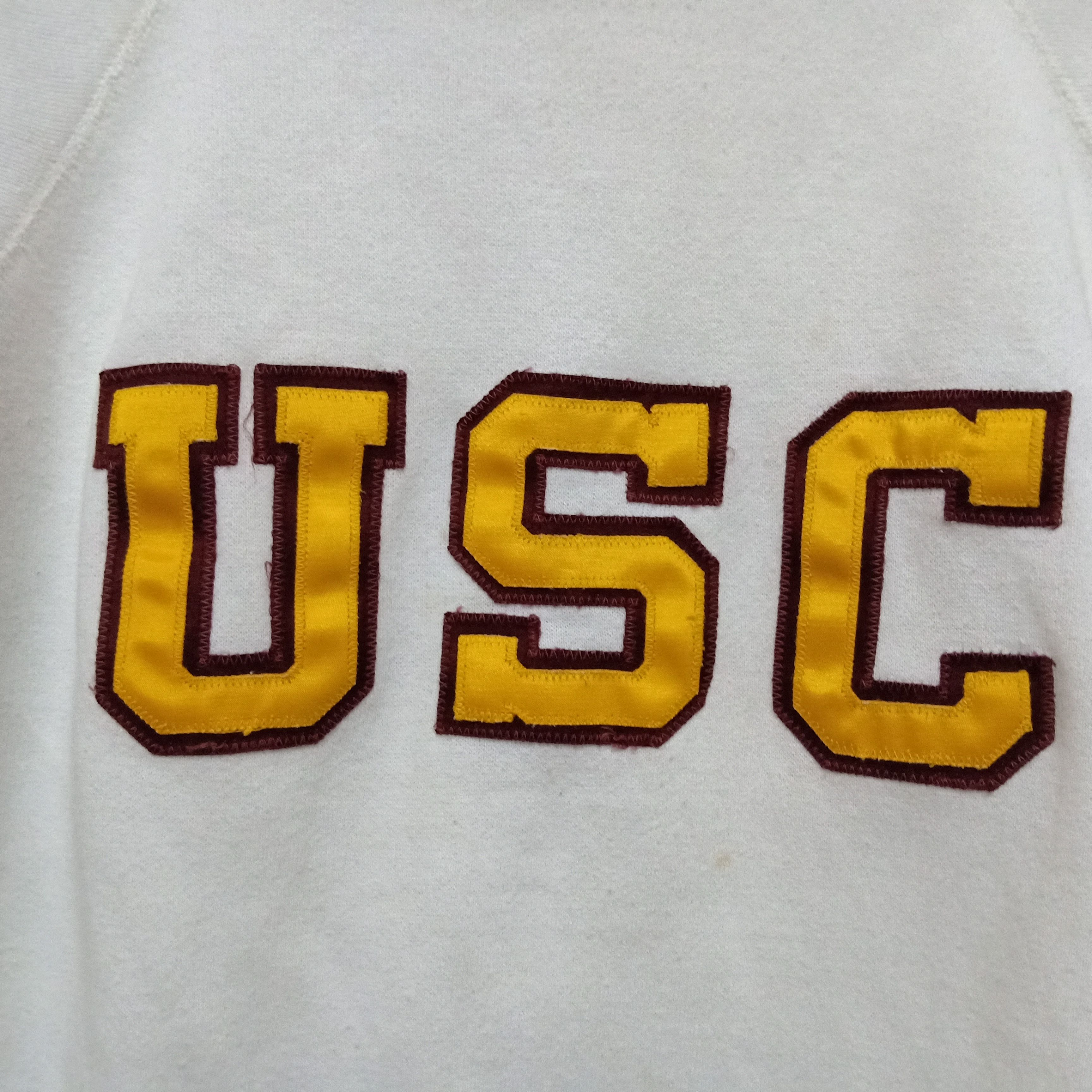 Other Vintage USC Patch Big Logo Pullover Size US L / EU 52-54 / 3 - 3 Thumbnail