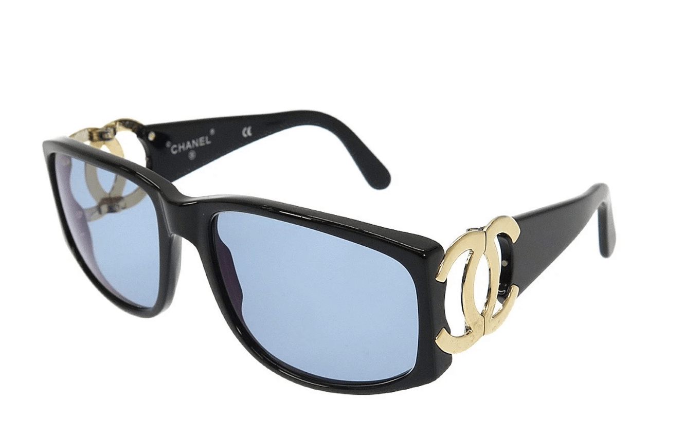 Chanel Vintage Chanel 02461 CC Logo Sunglasses Size ONE SIZE - 1 Thumbnail