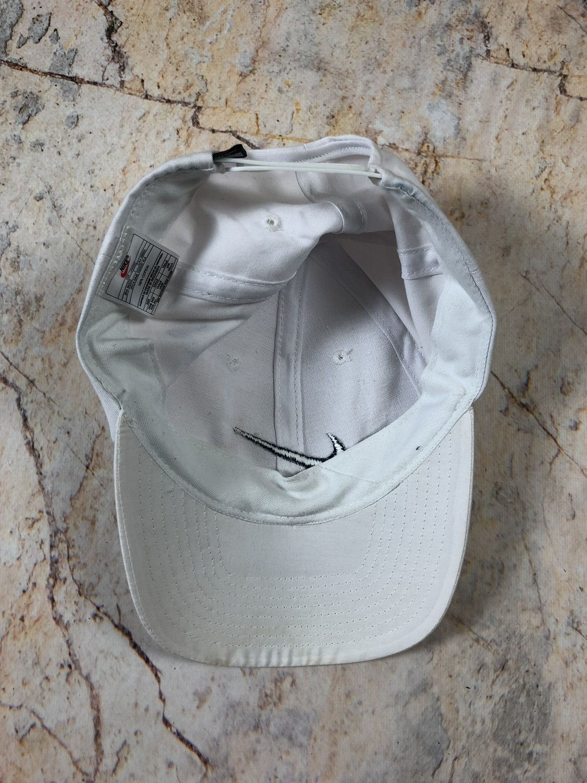 Nike × Vintage Nike vintage white hat cap Size ONE SIZE - 5 Thumbnail