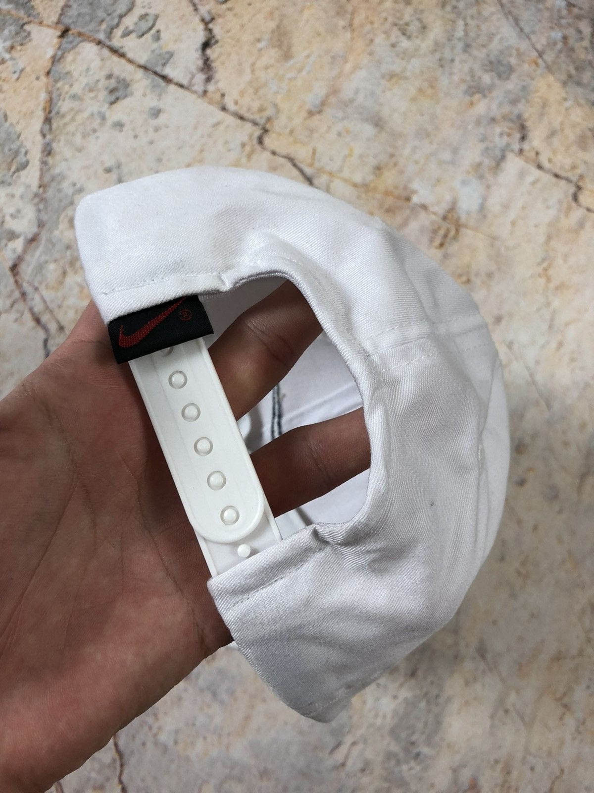 Nike × Vintage Nike vintage white hat cap Size ONE SIZE - 4 Thumbnail