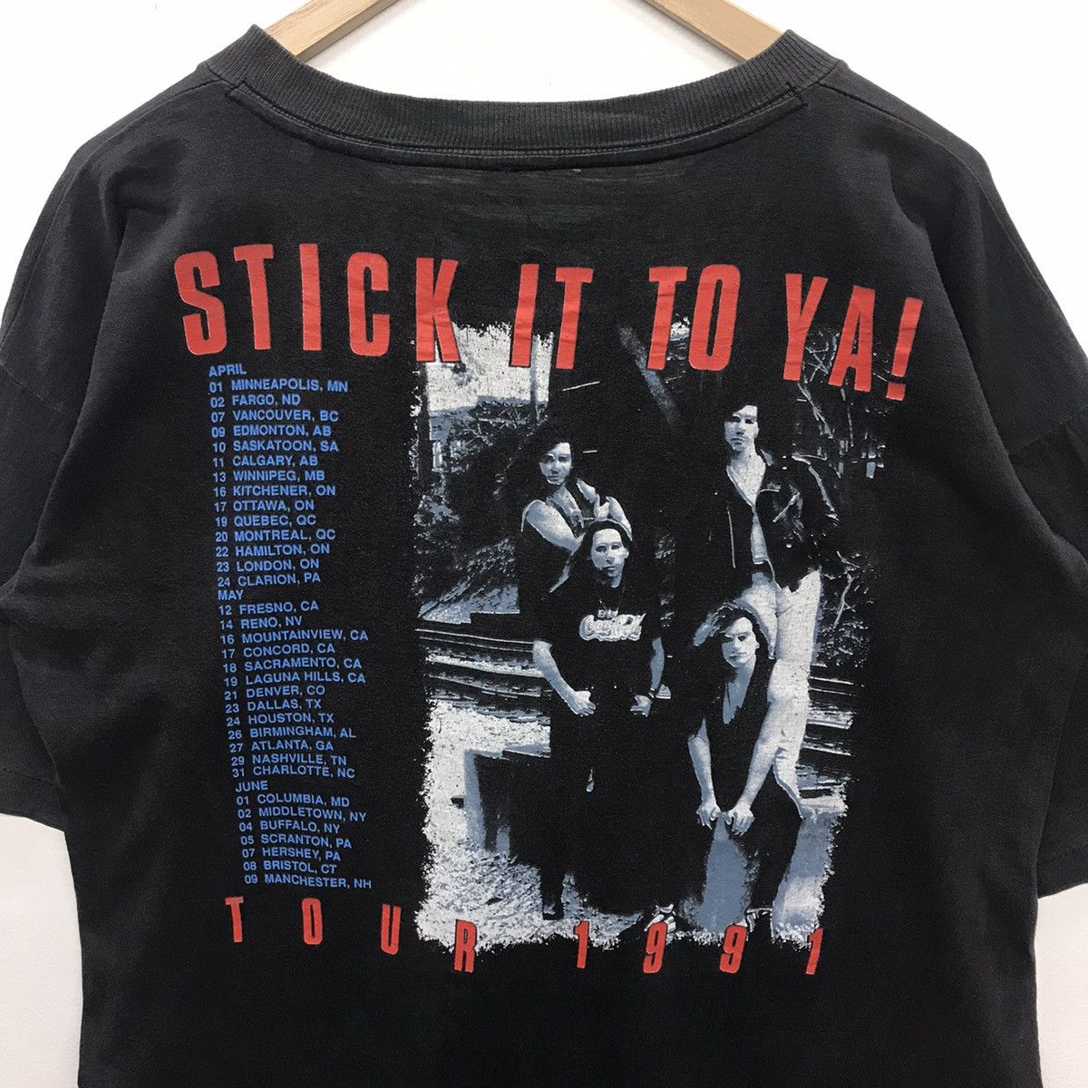 Band Tees × Vintage *Rare!! Vintage Slaughter Album Band Tour Tee Size US L / EU 52-54 / 3 - 10 Thumbnail