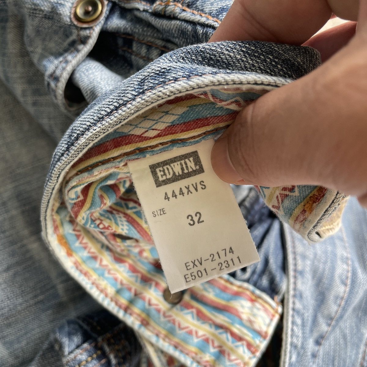 Edwin W33💥 Edwin Exclusive Vintage Faded Denim Jeans Pants Size US 33 - 8 Thumbnail