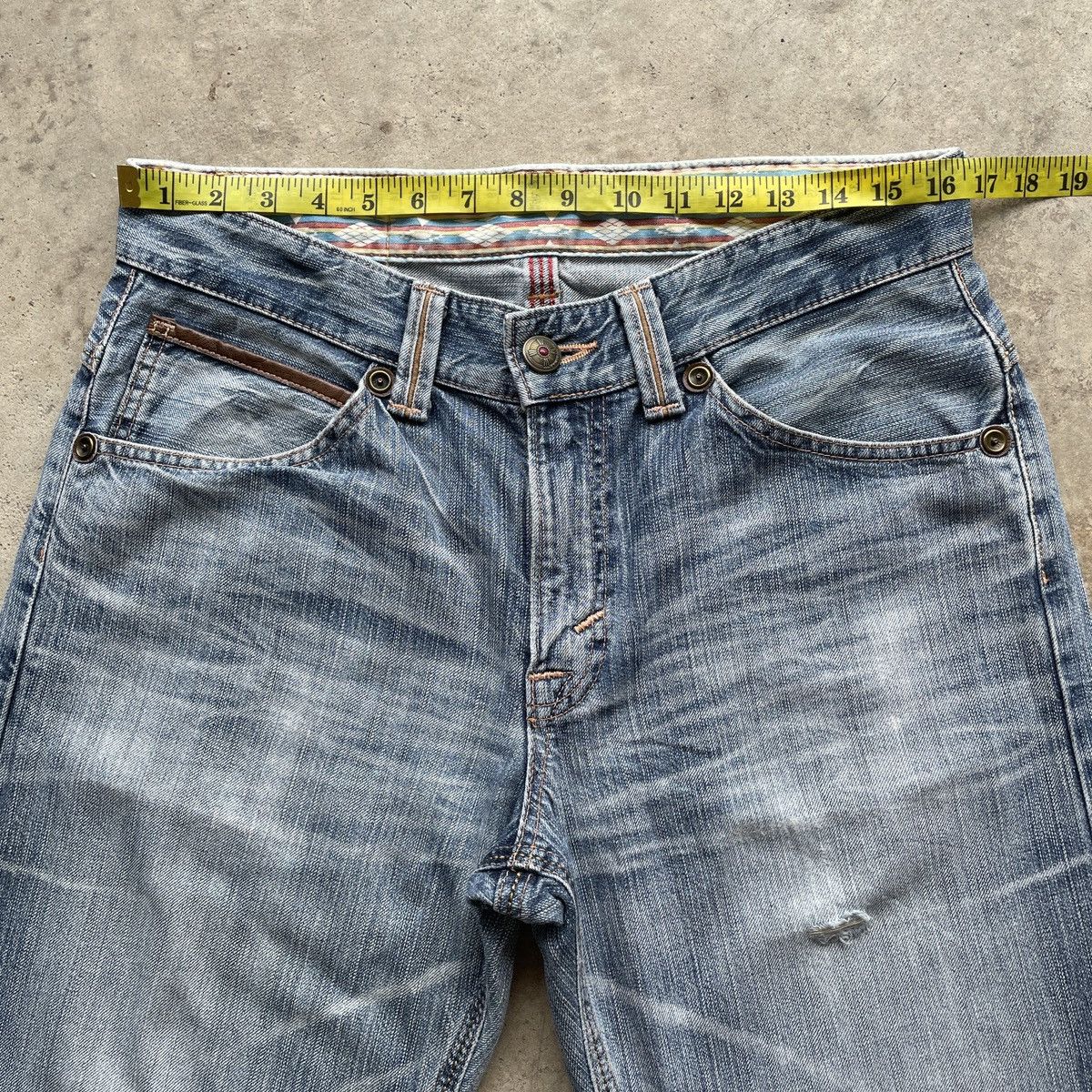Edwin W33💥 Edwin Exclusive Vintage Faded Denim Jeans Pants Size US 33 - 7 Thumbnail
