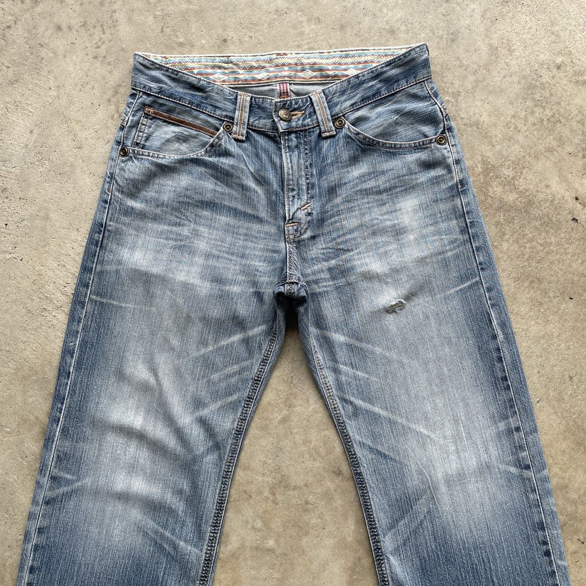 Edwin W33💥 Edwin Exclusive Vintage Faded Denim Jeans Pants Size US 33 - 4 Thumbnail