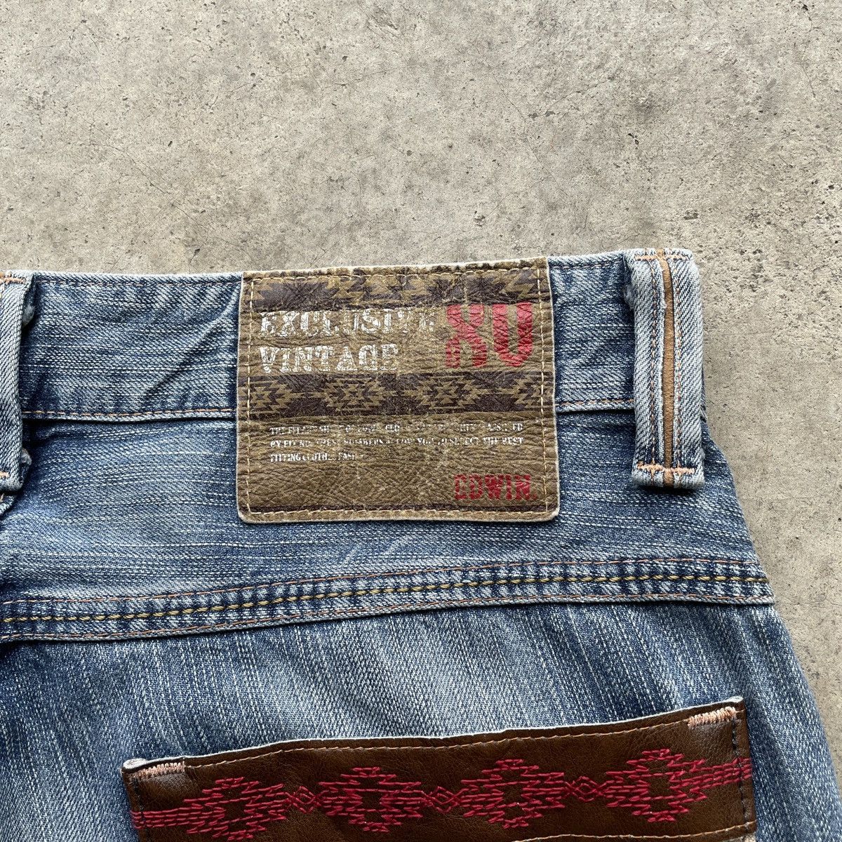 Edwin W33💥 Edwin Exclusive Vintage Faded Denim Jeans Pants Size US 33 - 11 Thumbnail