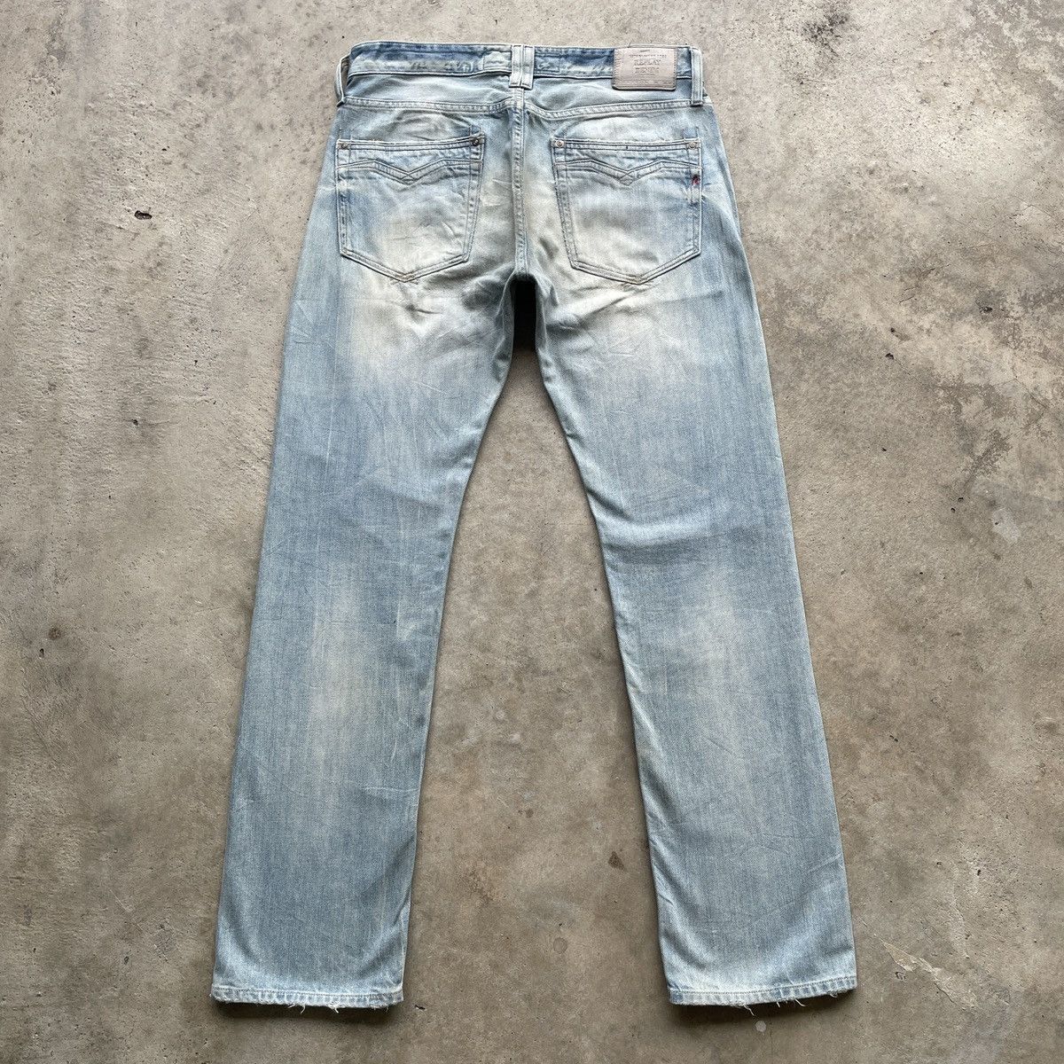 Replay Vintage Replay Faded Washed Distressed Denim Jeans Pants Size US 33 - 14 Thumbnail