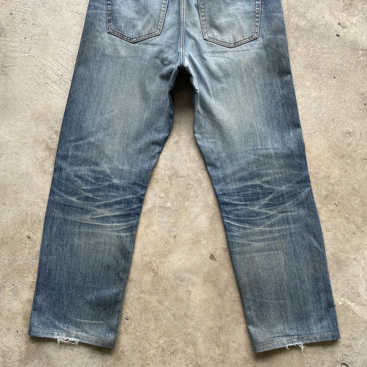 Japanese Brand × Jean × Vintage Vintage Japanese Faded Rusty Washed Denim Jeans Pants W34 Size US 34 / EU 50 - 11 Thumbnail