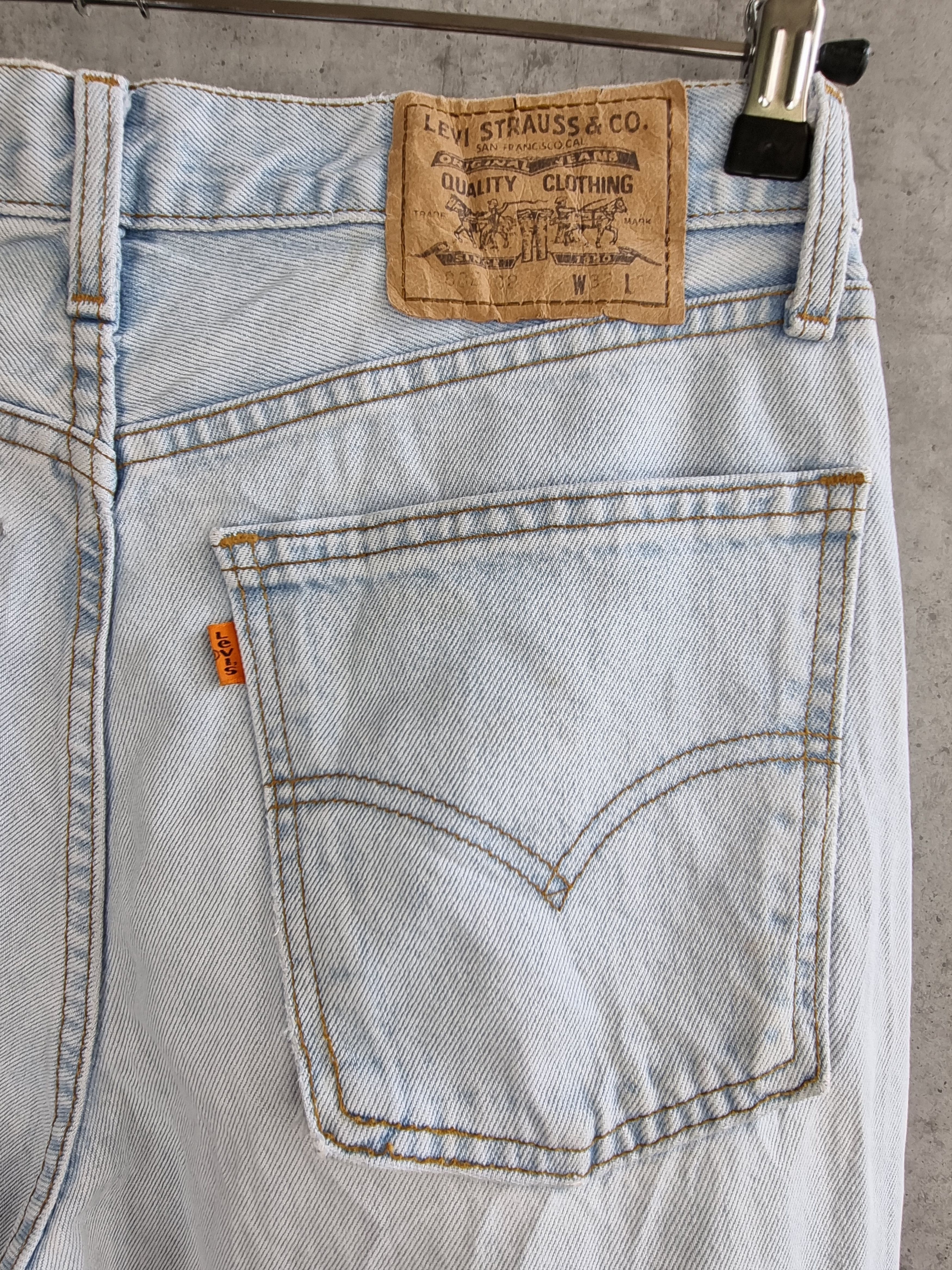 Levi's × Levi's Vintage Clothing 1998 SunFaded Levi's 615 Light Blue Denim Jeans Size US 32 / EU 48 - 3 Thumbnail