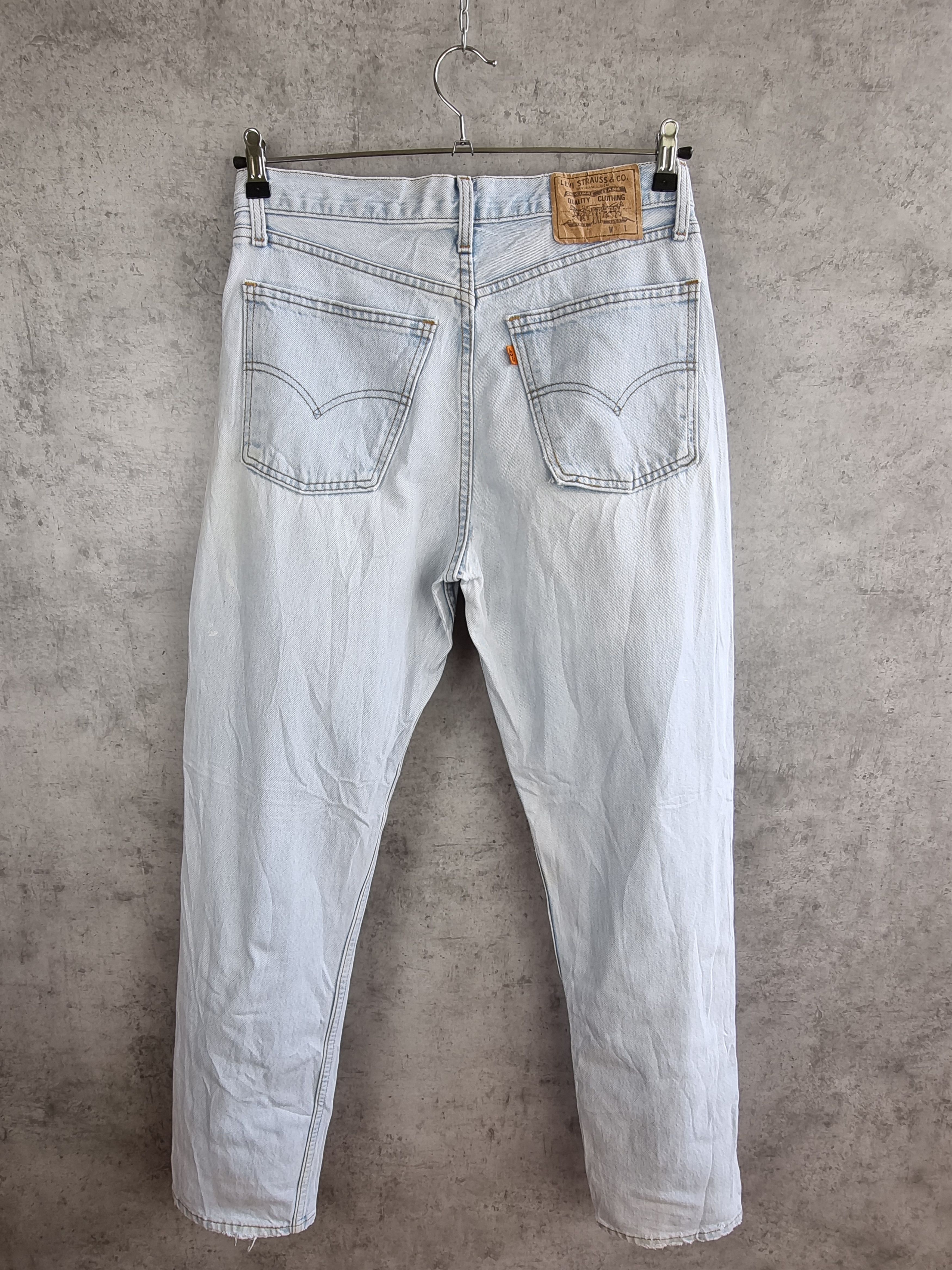 Levi's × Levi's Vintage Clothing 1998 SunFaded Levi's 615 Light Blue Denim Jeans Size US 32 / EU 48 - 15 Thumbnail