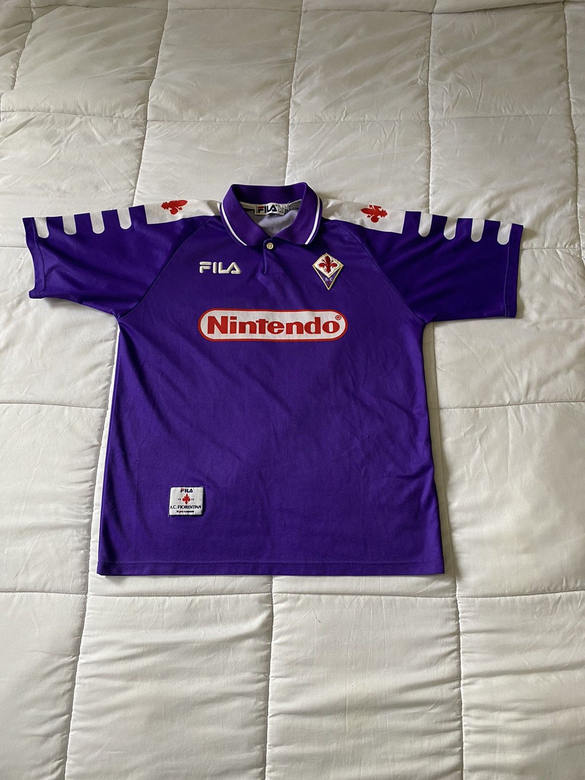 Fila Fiorentina Florence Italy ‘98 Soccer Purple Jersey