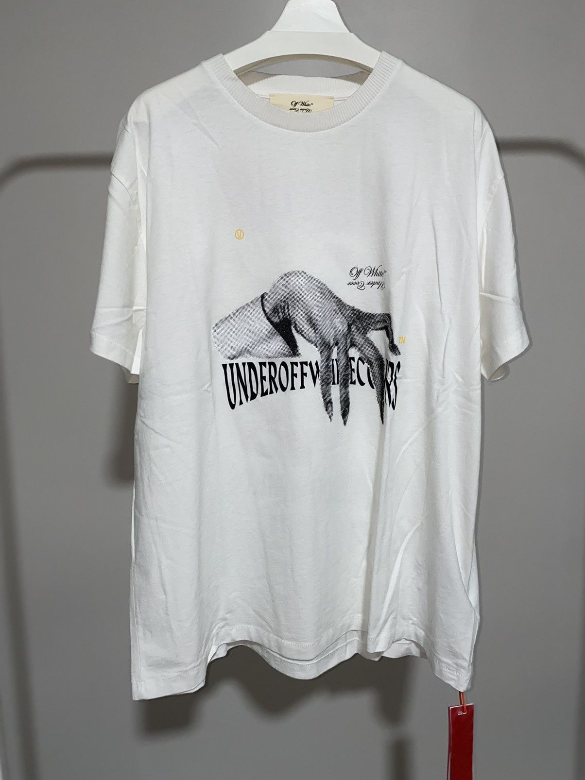 Under off white store covers t shirt