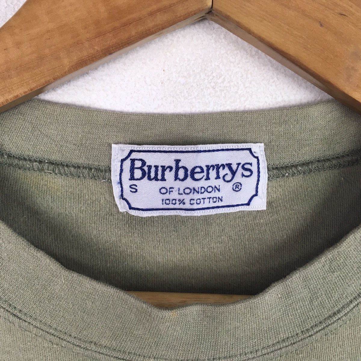 Burberry × Vintage VINTAGE BURBERRYS OF LONDON BIG LOGO T-SHIRT Size US XS / EU 42 / 0 - 4 Thumbnail