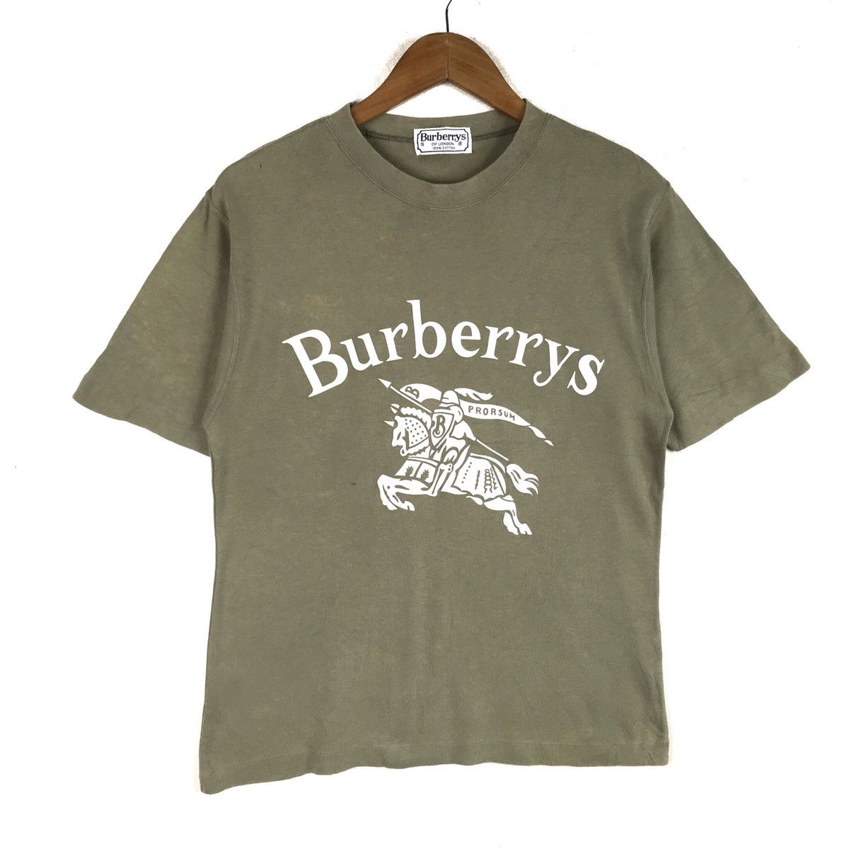 Burberry × Vintage VINTAGE BURBERRYS OF LONDON BIG LOGO T-SHIRT Size US XS / EU 42 / 0 - 1 Thumbnail