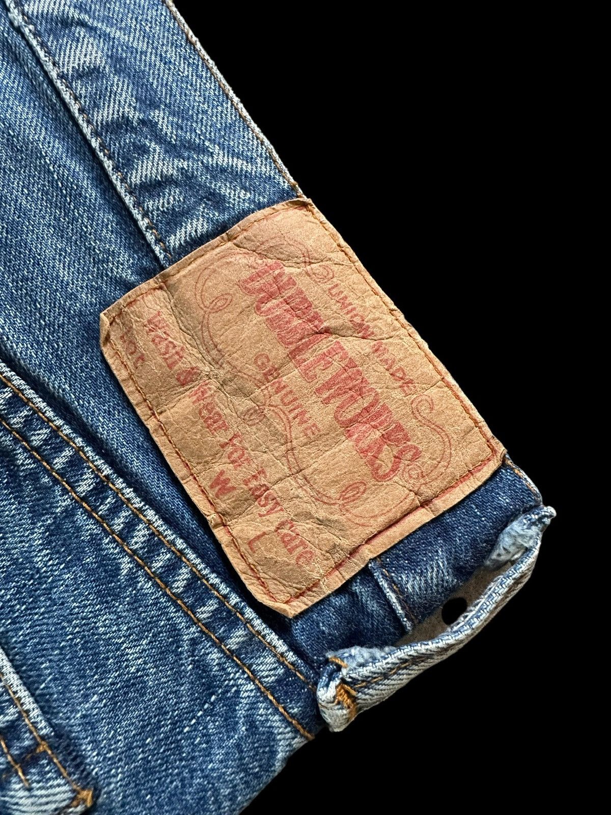 Warehouse & Co. Doubleworks Japan (Warehouse Co.) reworked distressed jeans Size US 30 / EU 46 - 9 Thumbnail