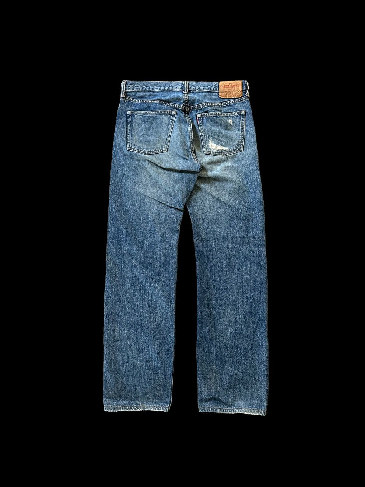 Warehouse & Co. Doubleworks Japan (Warehouse Co.) reworked distressed jeans Size US 30 / EU 46 - 7 Thumbnail