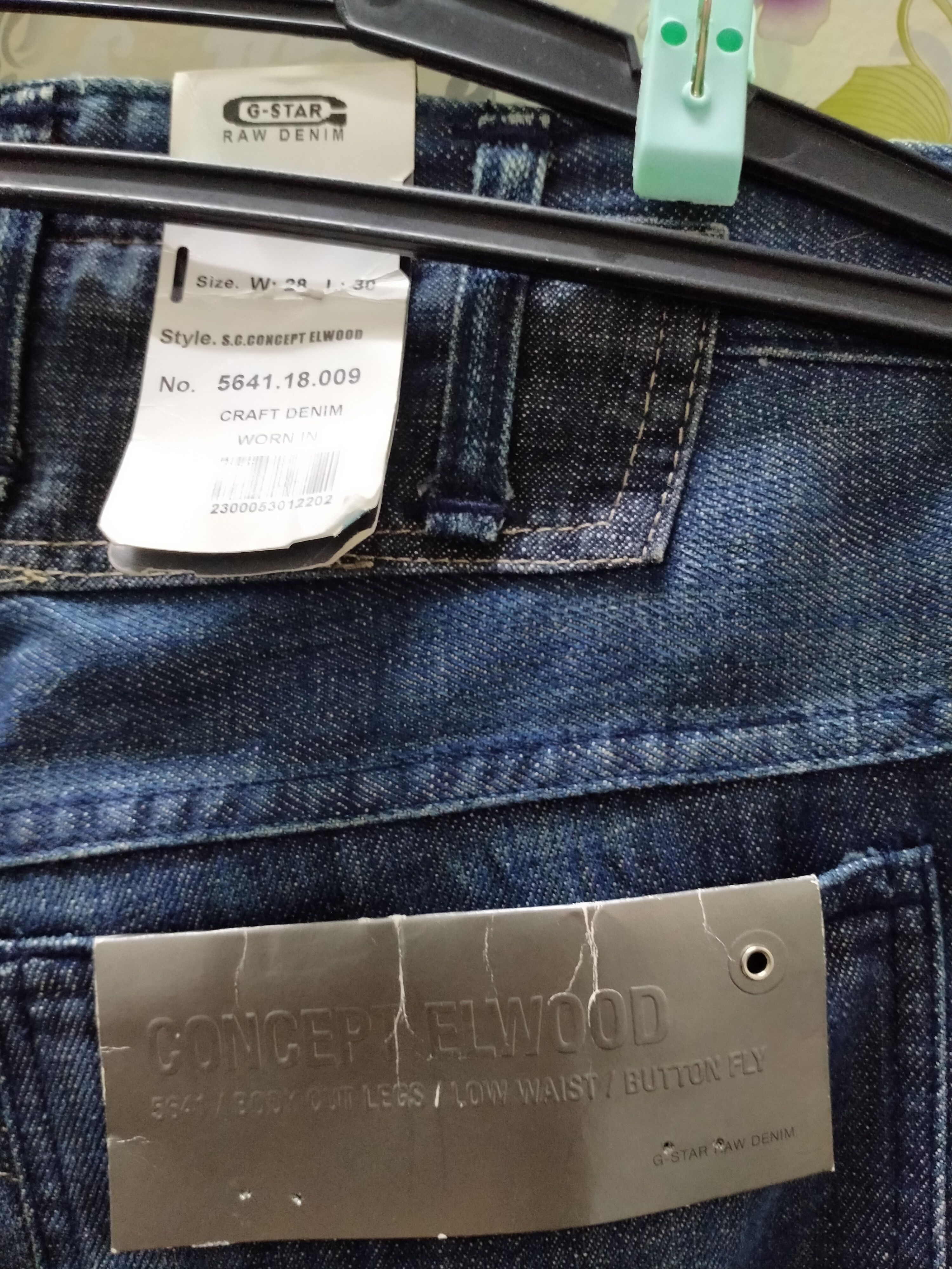 G-Star G STAR RAW DENIM JEANS CONCEPT ELWOOD Size US 30 / EU 46 - 17 Thumbnail