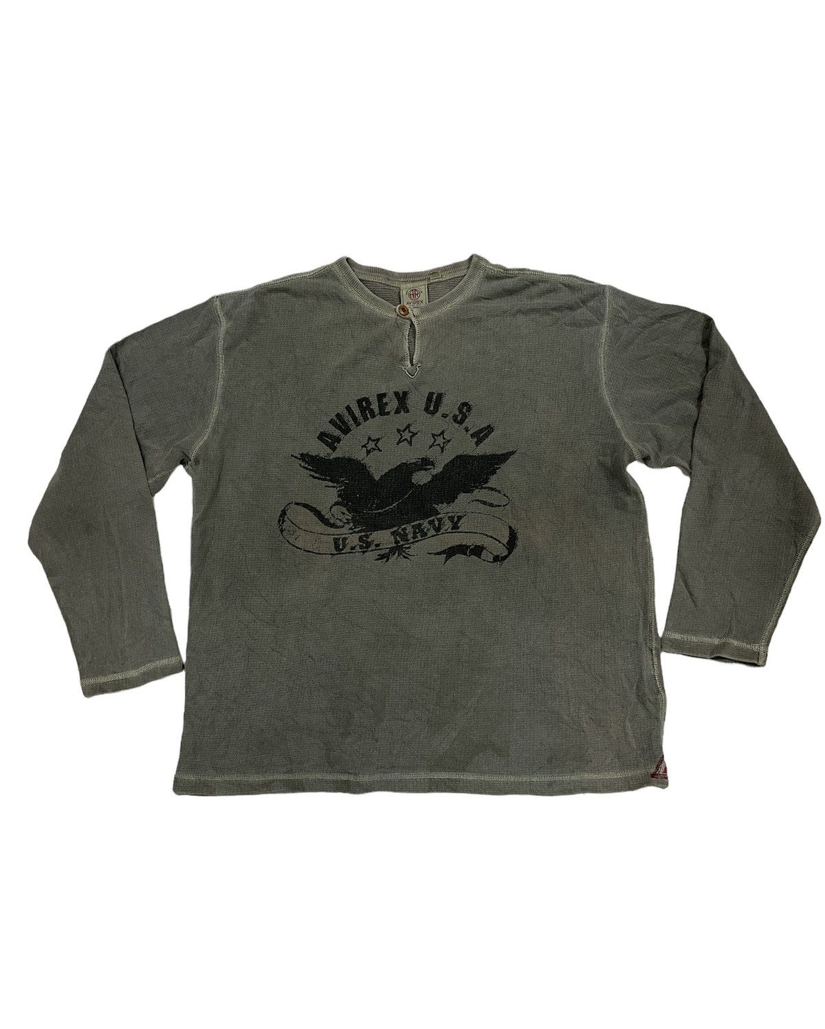 Avirex Avirex U.S.A u.s Army pullover LongSleeve long-john style L Size US L / EU 52-54 / 3 - 3 Thumbnail