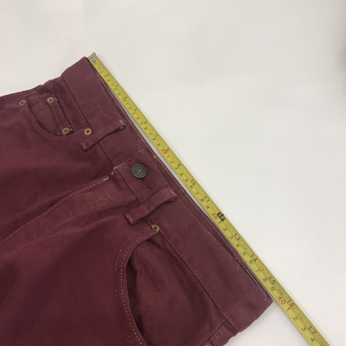 Levi's × Levi's Vintage Clothing NEED GONE🔥Levi’s 501 Red denim custom Starts ✨art pant Size US 30 / EU 46 - 8 Thumbnail