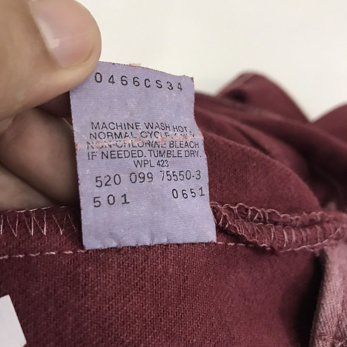 Levi's × Levi's Vintage Clothing NEED GONE🔥Levi’s 501 Red denim custom Starts ✨art pant Size US 30 / EU 46 - 13 Thumbnail