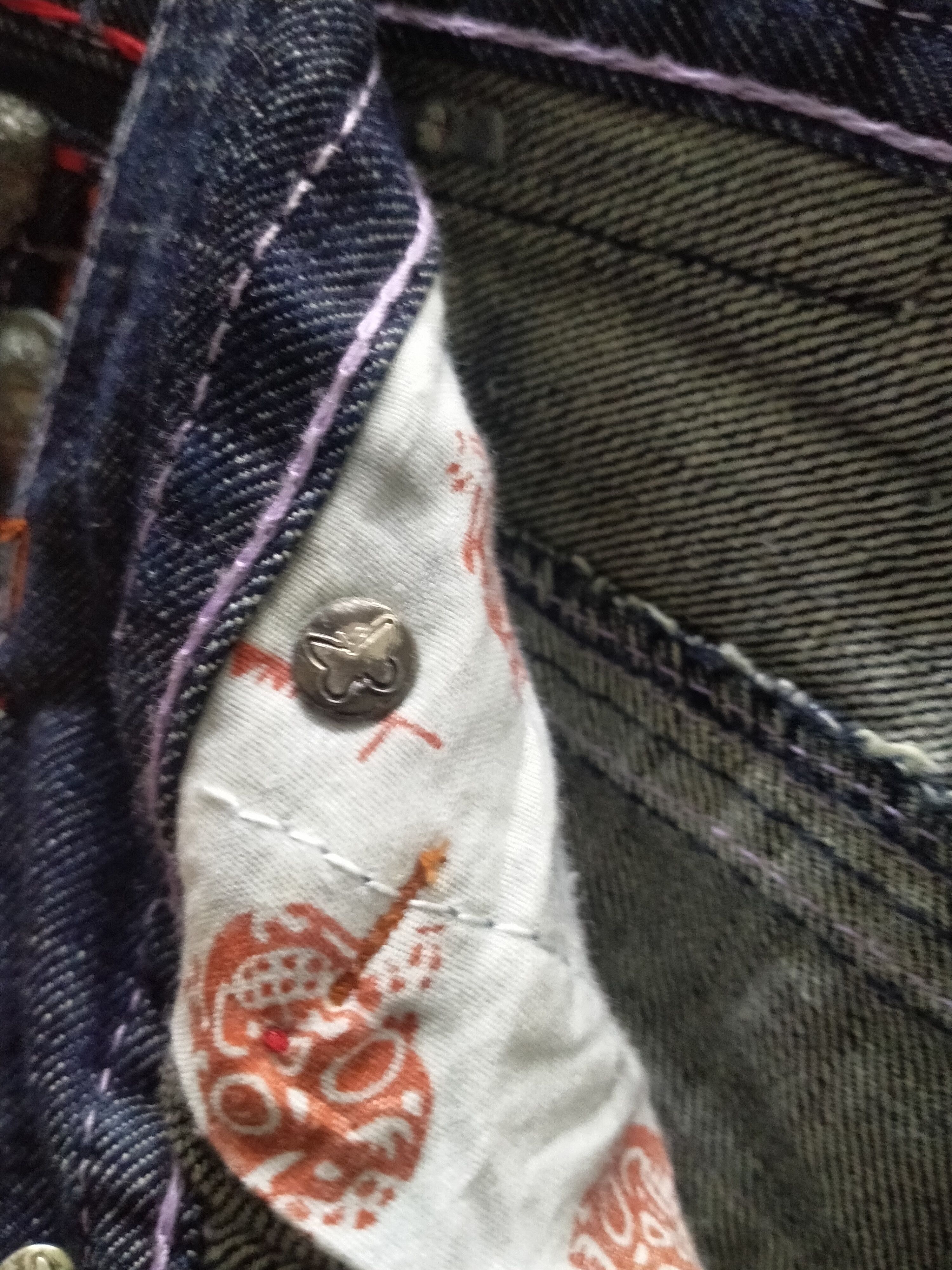 Other LAGUNA BEACH JEANS/MASTER MIND DESIGNER BIG LOGO BACK Size US 31 - 13 Thumbnail