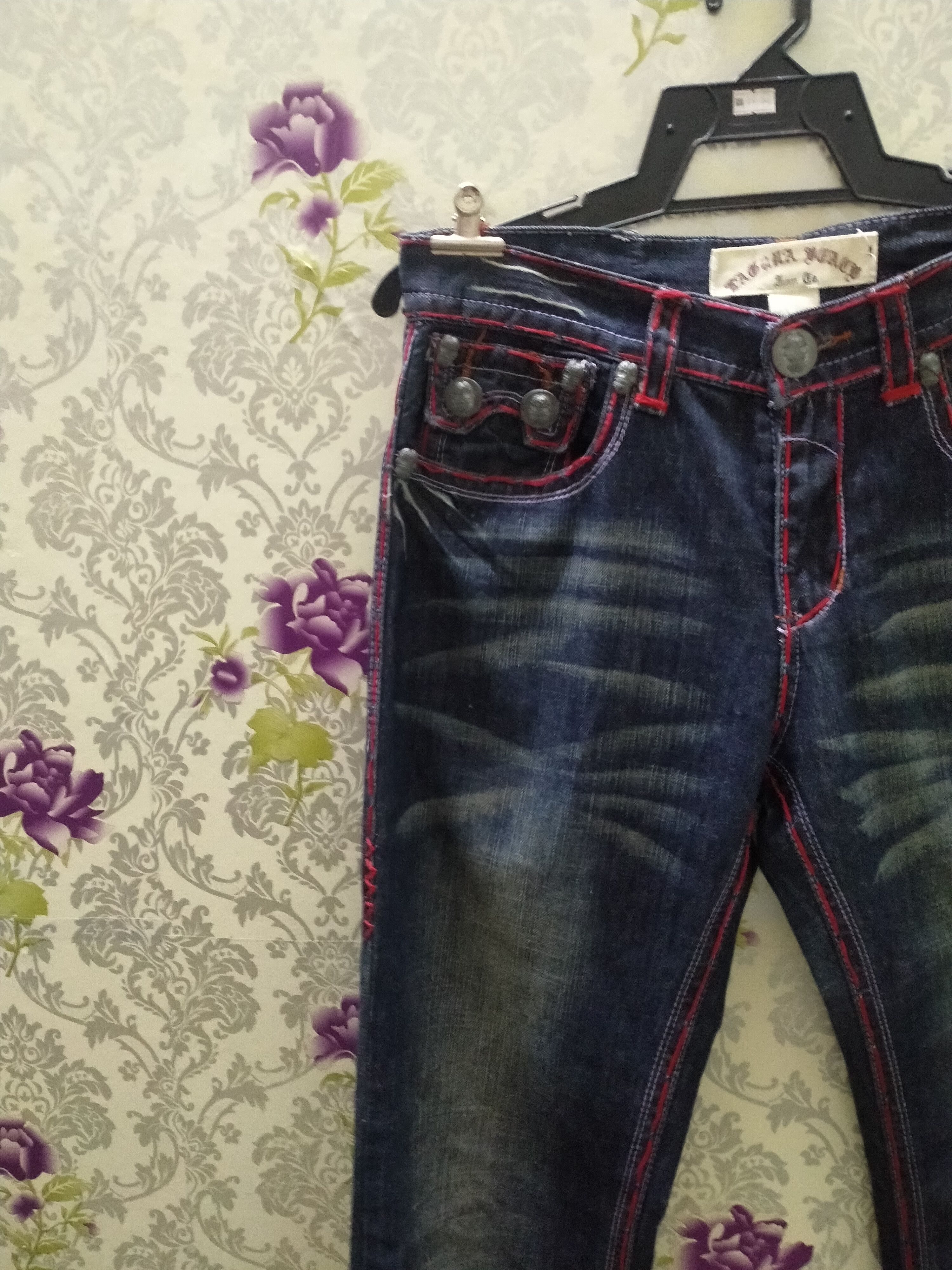 Other LAGUNA BEACH JEANS/MASTER MIND DESIGNER BIG LOGO BACK Size US 31 - 7 Thumbnail
