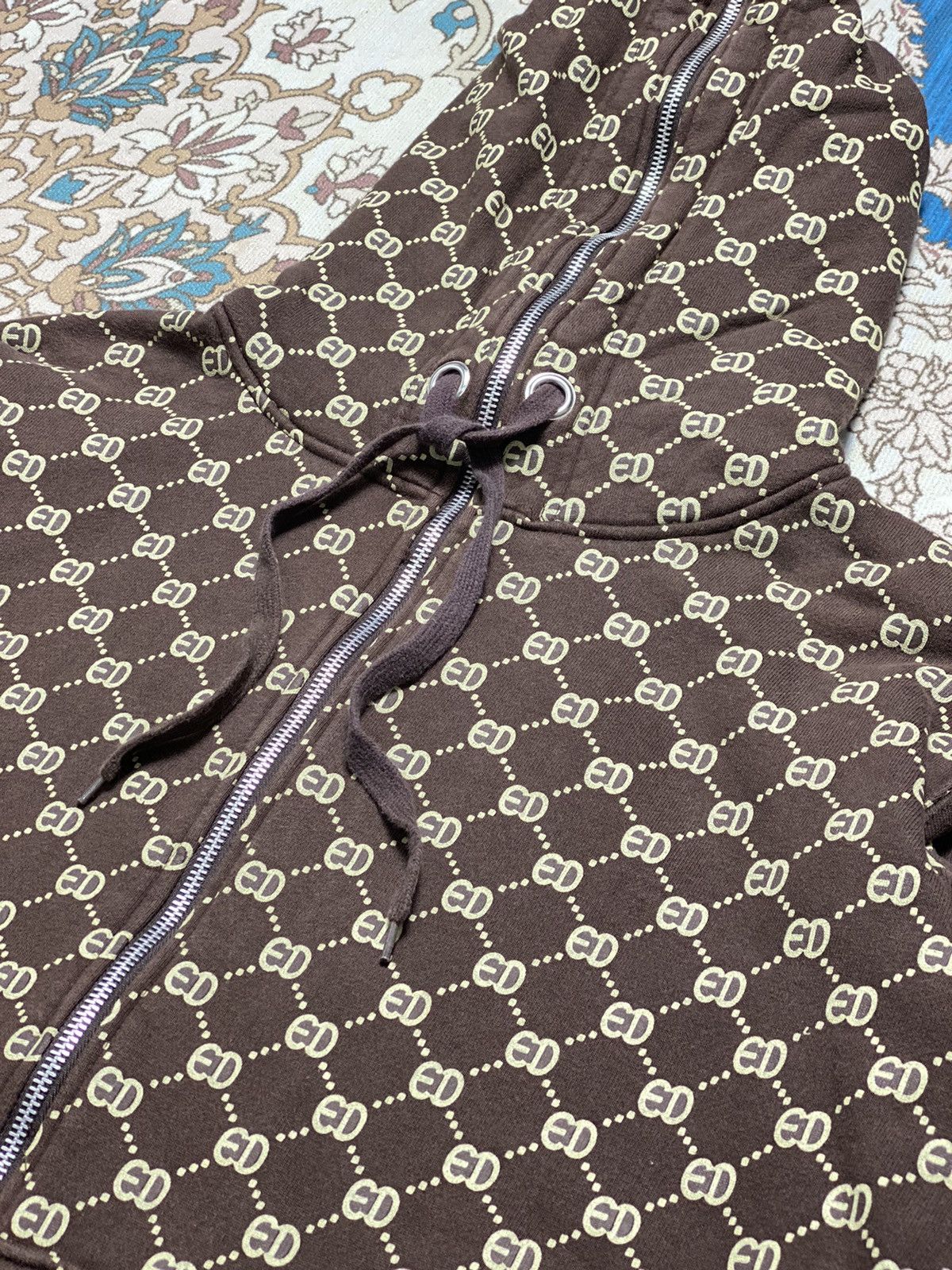 Japanese Brand Vintage Endure Brown Monogram Shark/ Travis FlackoGucciScott Size US L / EU 52-54 / 3 - 3 Thumbnail