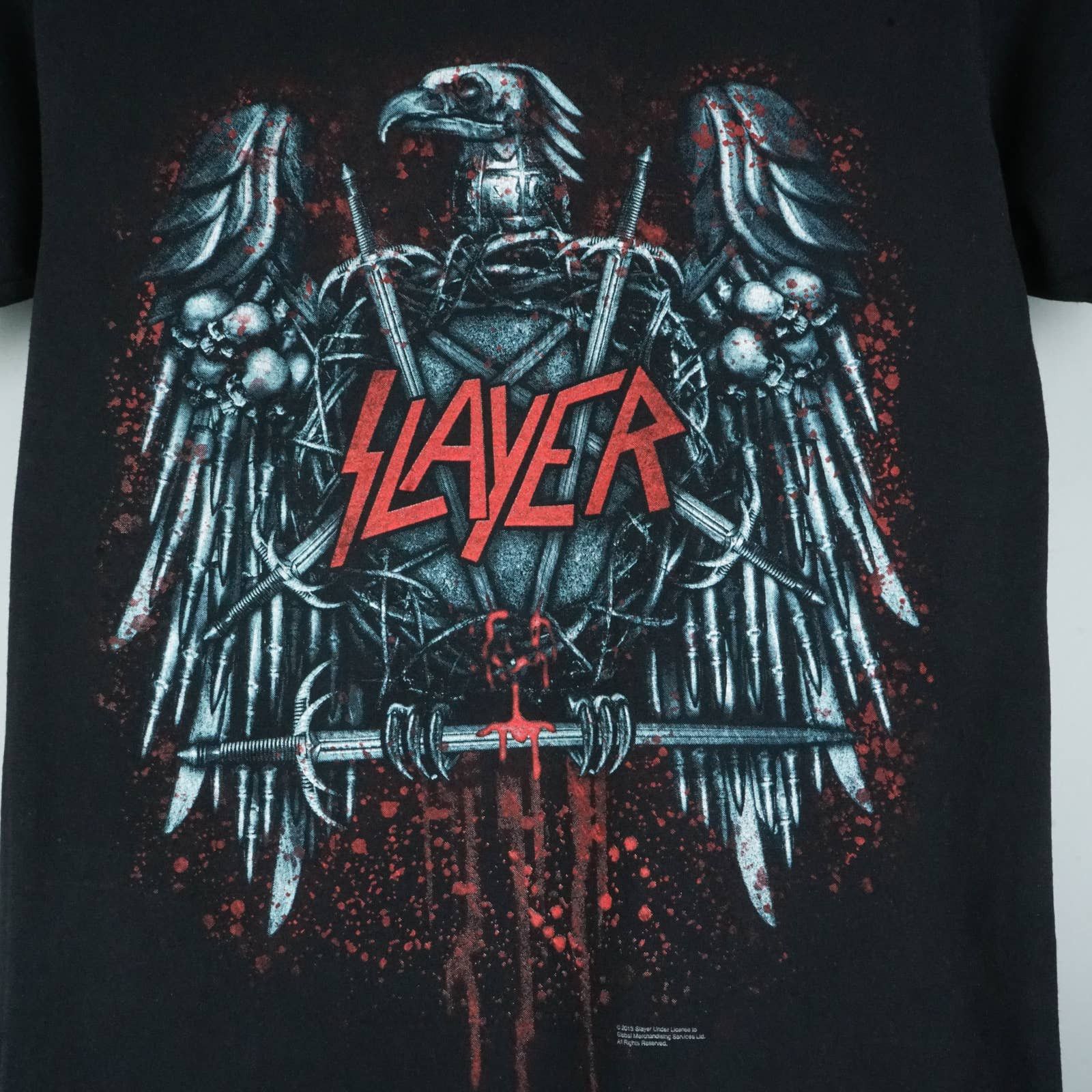 Band Tees × Vintage 2013 Slayer t-shirt Size US XS / EU 42 / 0 - 2 Thumbnail