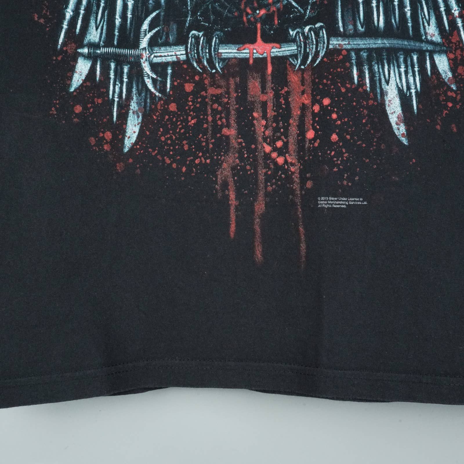 Band Tees × Vintage 2013 Slayer t-shirt Size US XS / EU 42 / 0 - 4 Thumbnail