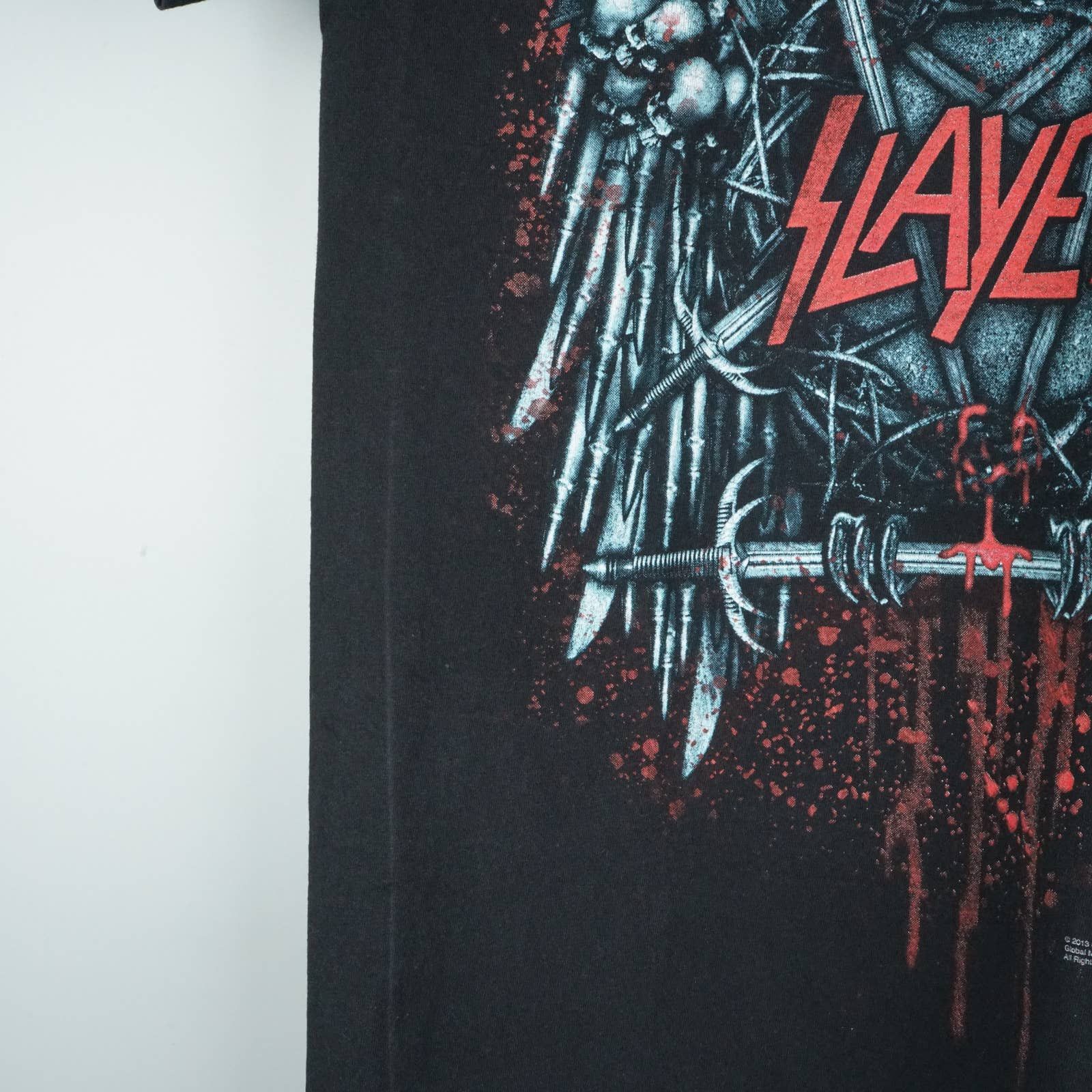 Band Tees × Vintage 2013 Slayer t-shirt Size US XS / EU 42 / 0 - 6 Thumbnail