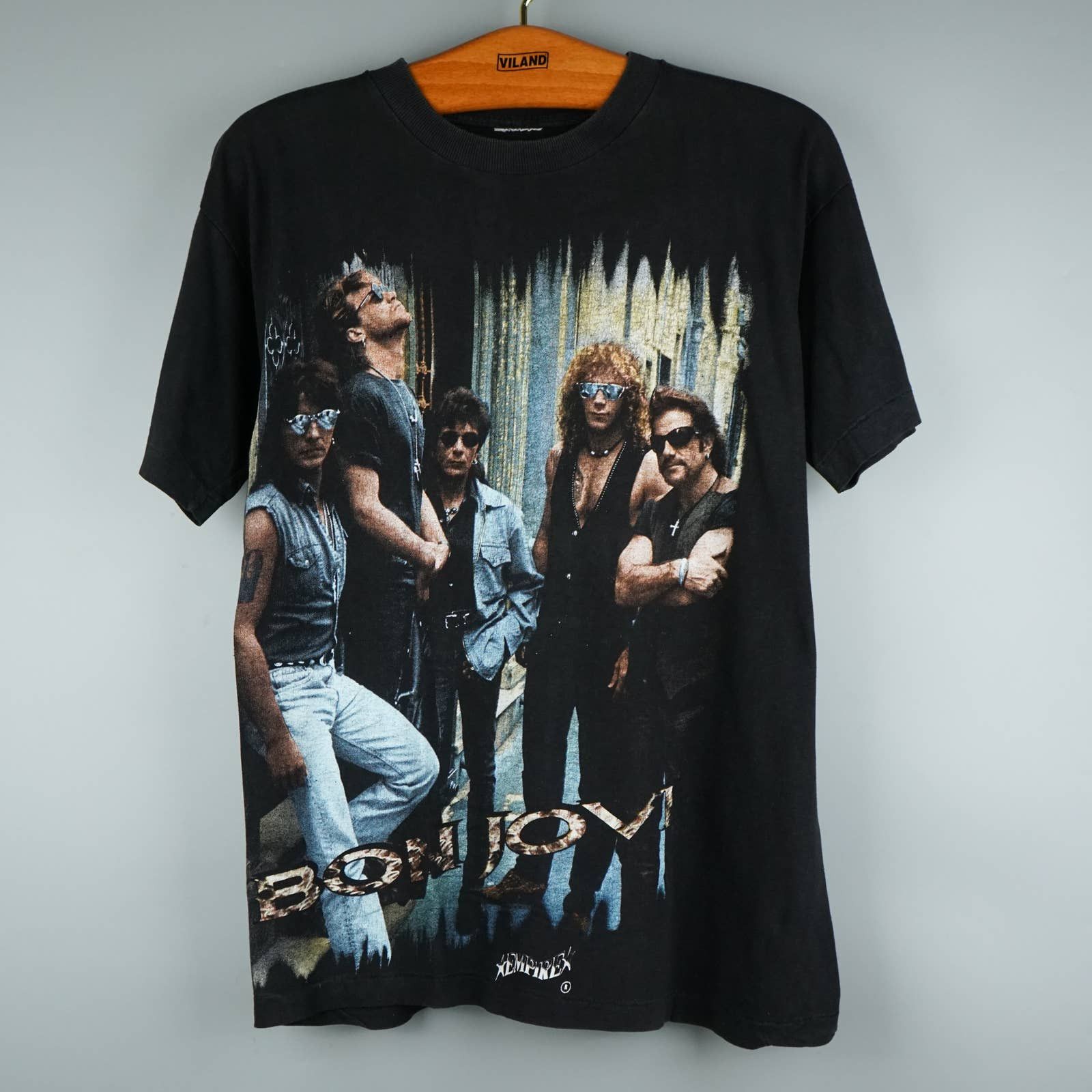 Band Tees × Vintage 1990s Bon Jovi t-shirt All Over Print Size US M / EU 48-50 / 2 - 1 Thumbnail