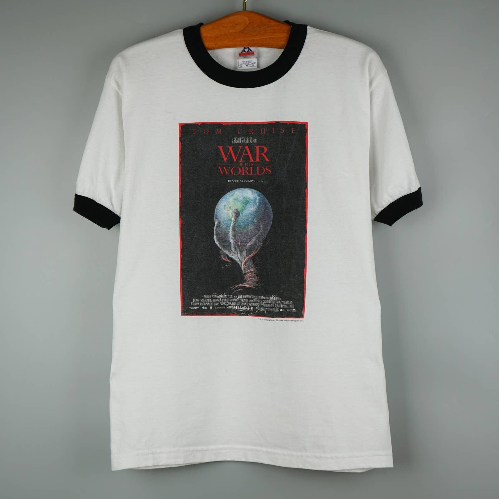 Vintage 2005 War of the worlds movie t-shirt Steven Spielberg Size US M / EU 48-50 / 2 - 1 Thumbnail