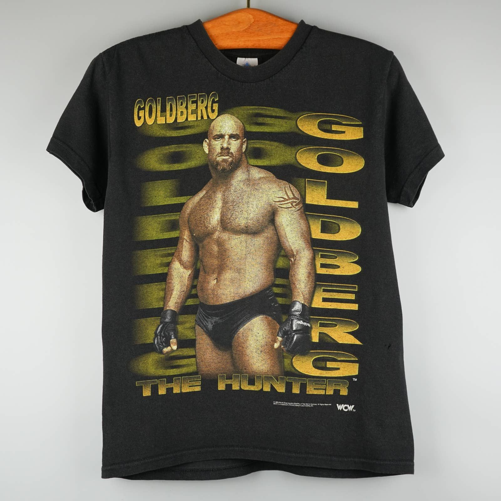 Vintage × WcwNwo × Wwf 1999 Goldberg Wrestling t-shirt | Grailed