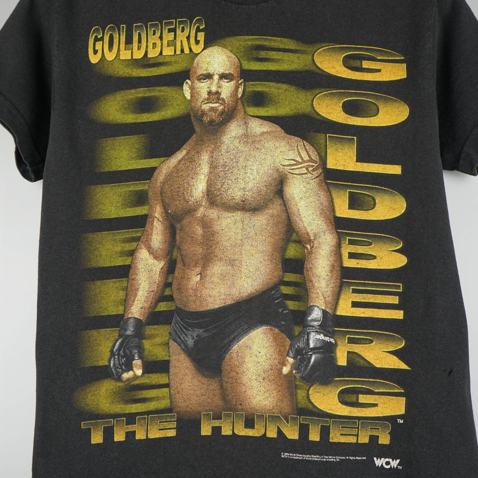 Vintage × WCW/nWo × WWF 1999 Goldberg Wrestling t-shirt Size US S / EU 44-46 / 1 - 2 Thumbnail
